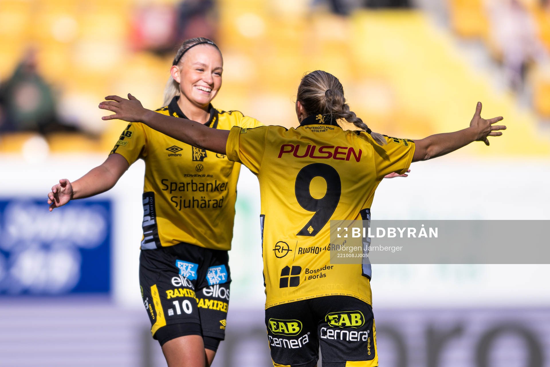 Elfsborgs Matilda Ståhlbom Karlsson jublar