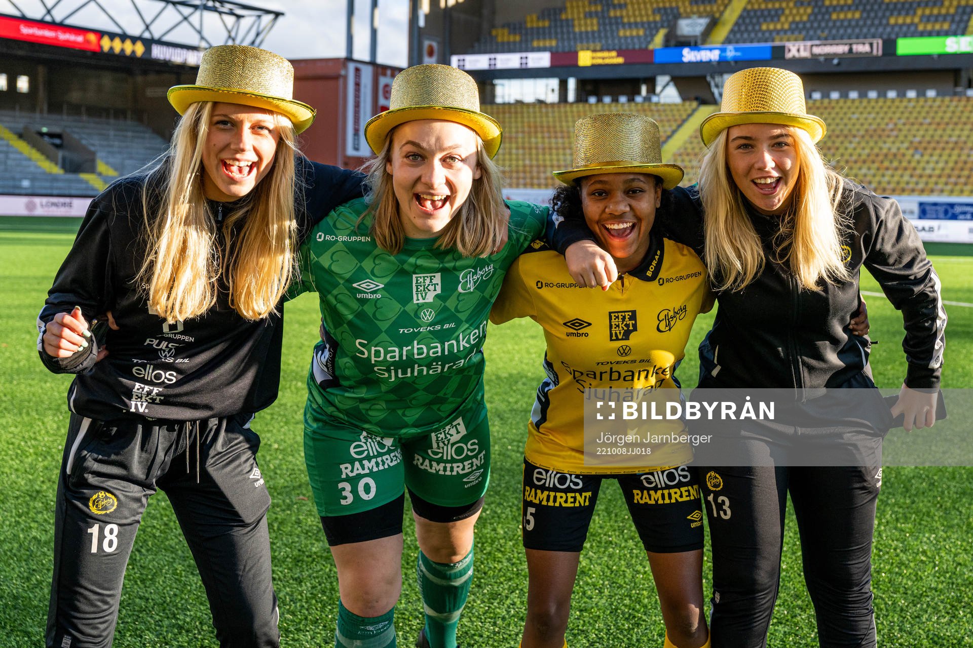 Elfsborgs Tilda Broden, målvakt Tuva Janveden Mobrandt,