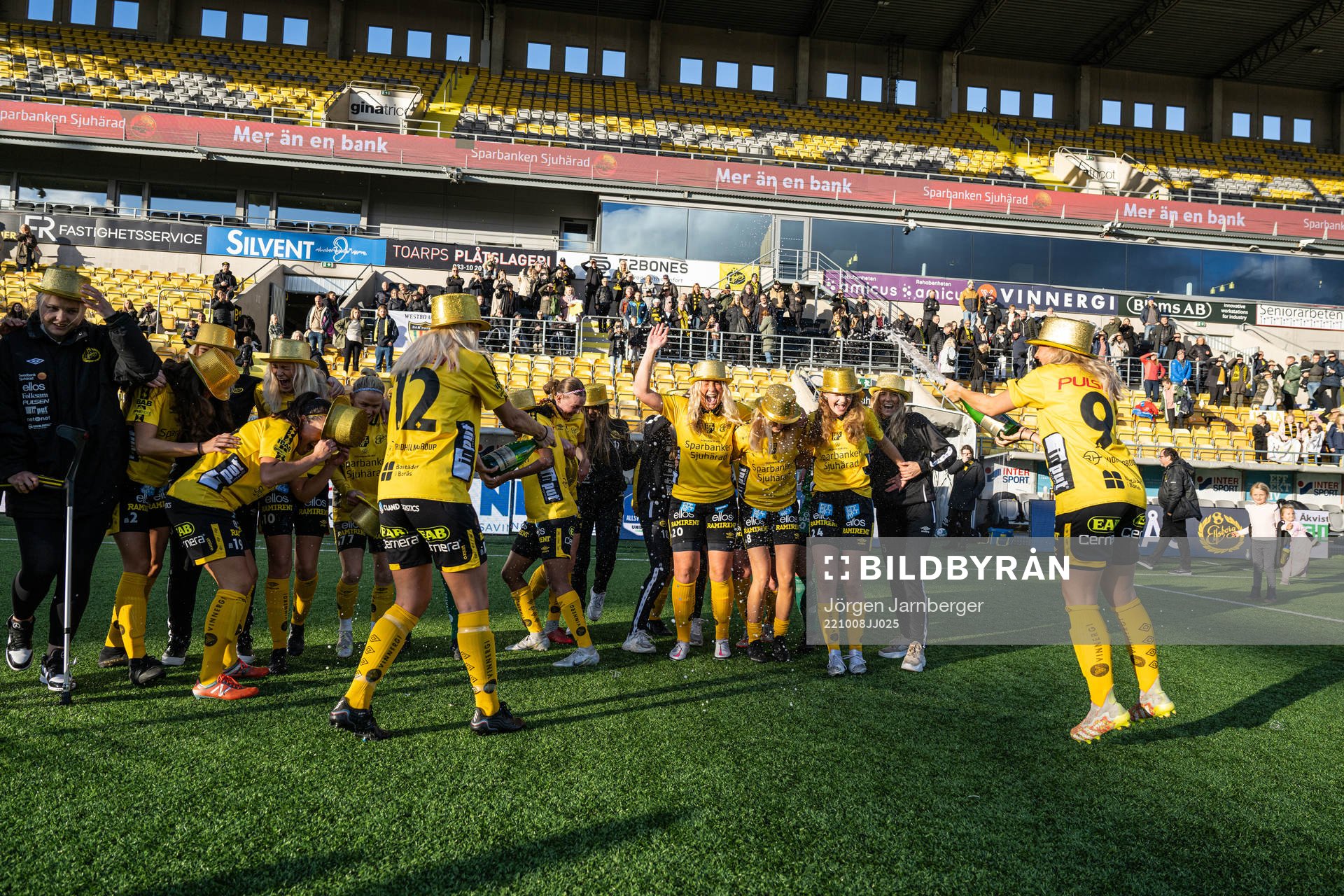 Elfsborgs spelare jublar