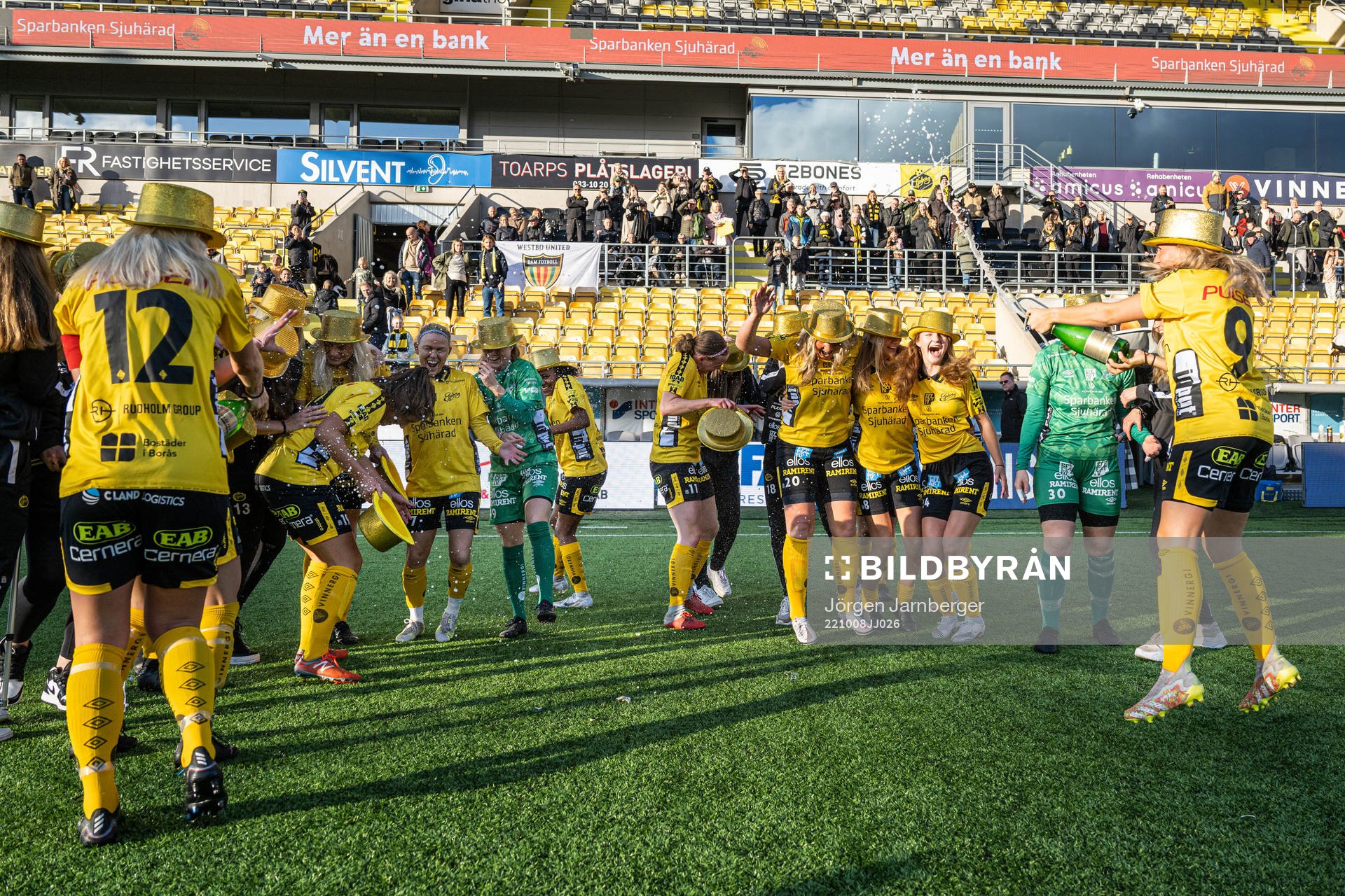 Elfsborgs spelare jublar