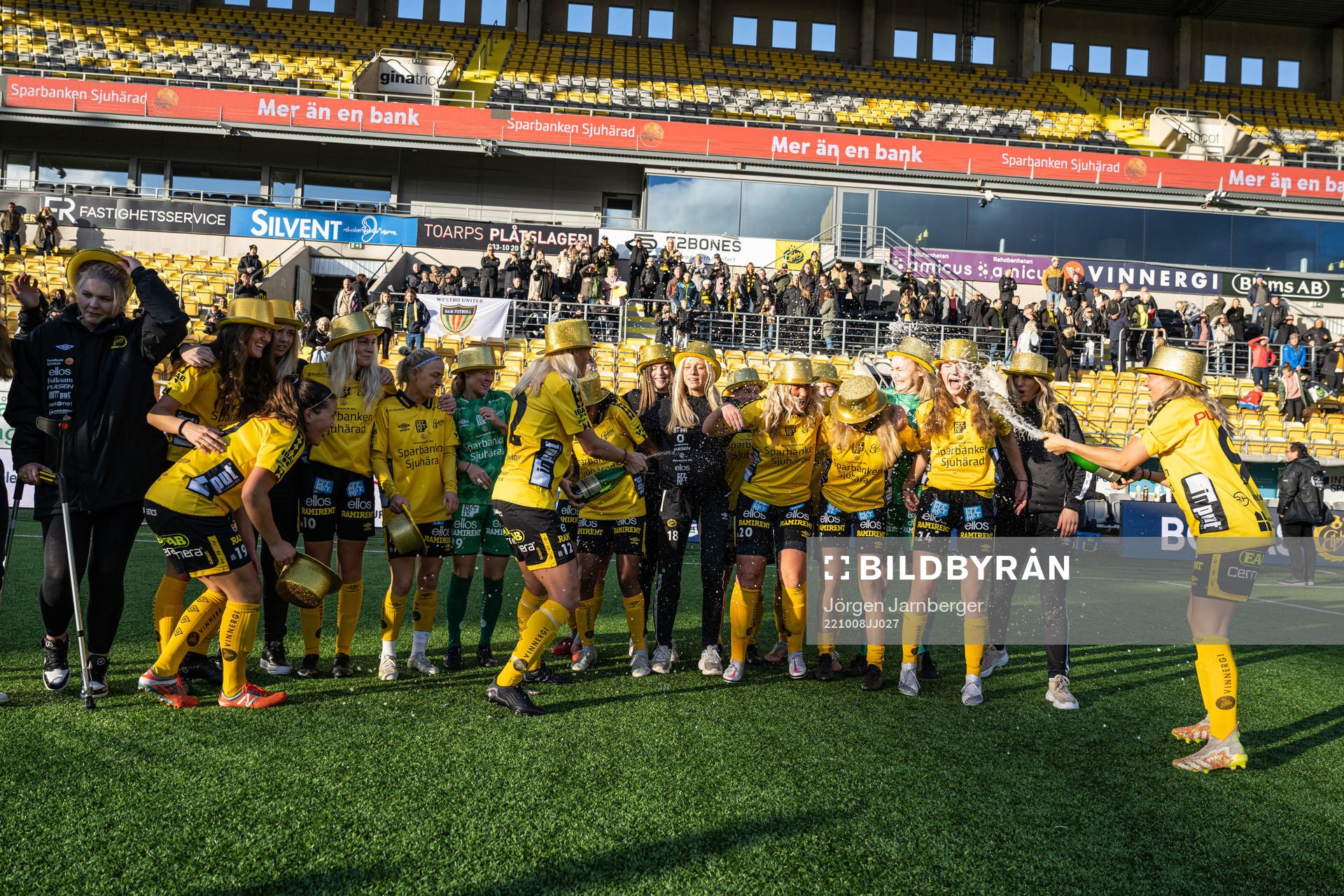 Elfsborgs spelare jublar