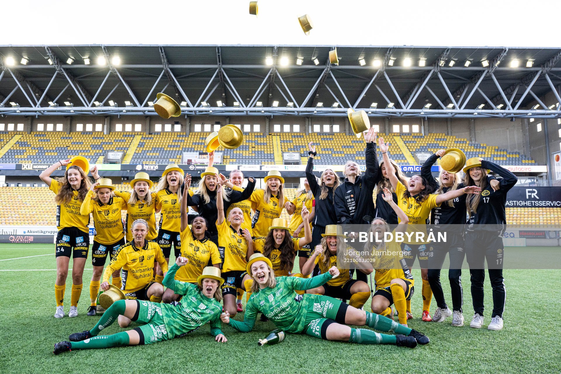 Elfsborgs spelare jublar