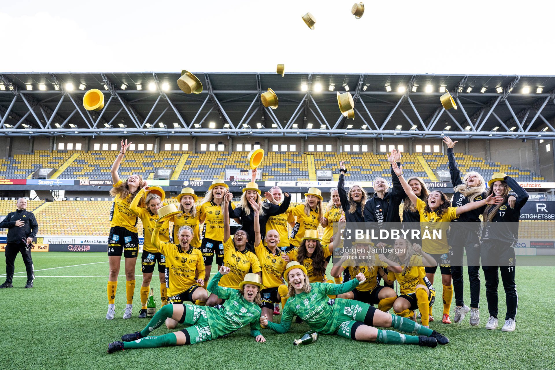 Elfsborgs spelare jublar