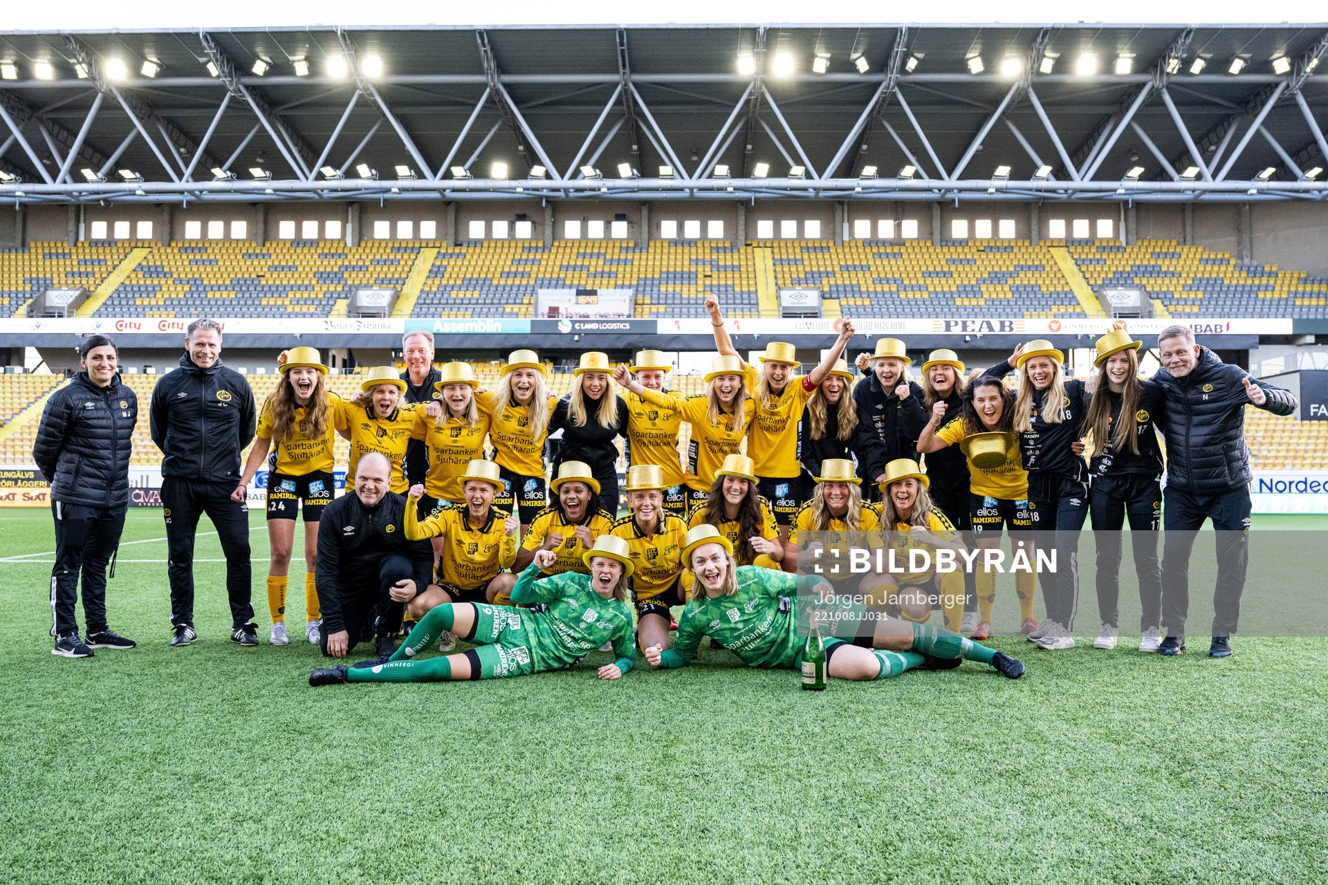 Elfsborgs spelare jublar