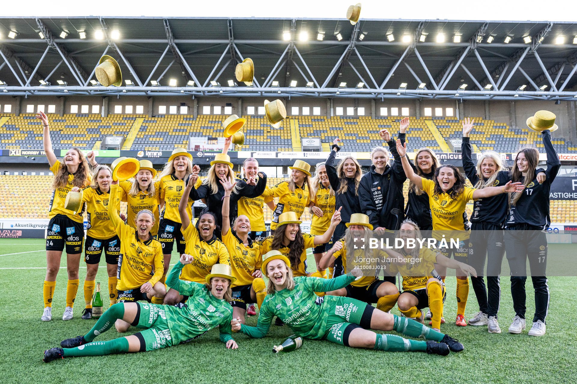 Elfsborgs spelare jublar