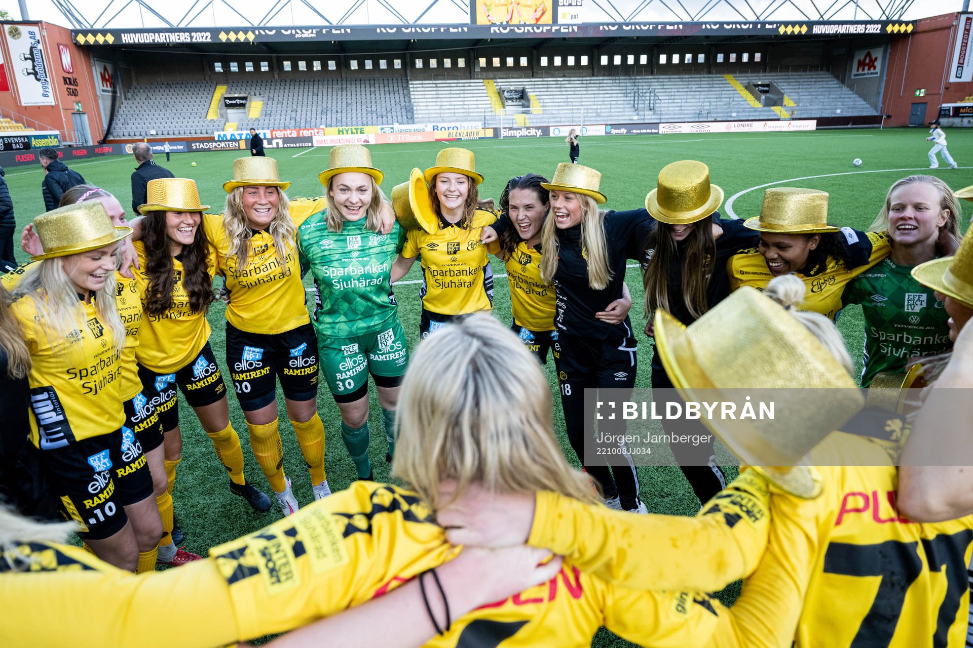 Elfsborgs spelare jublar