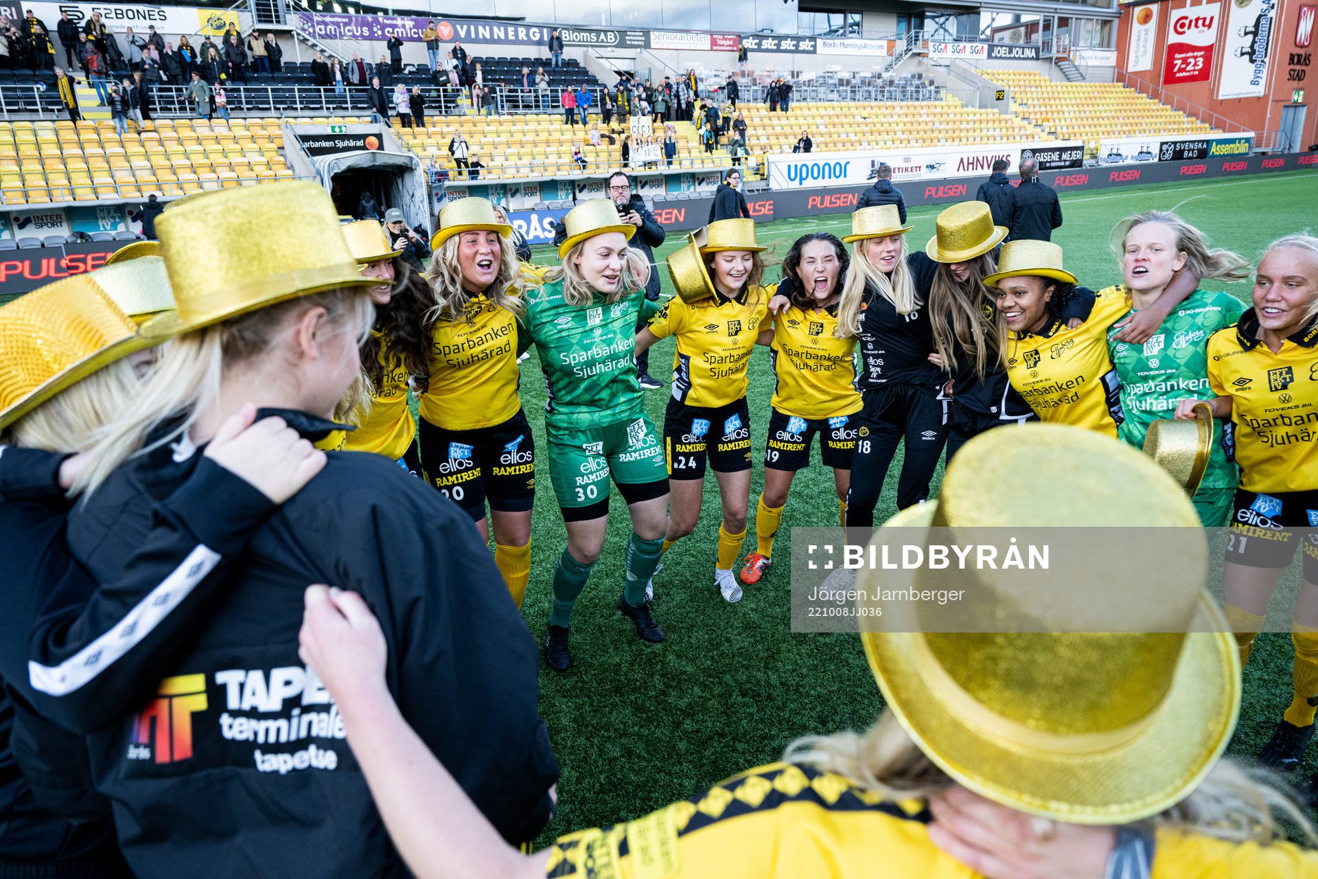 Elfsborgs spelare jublar