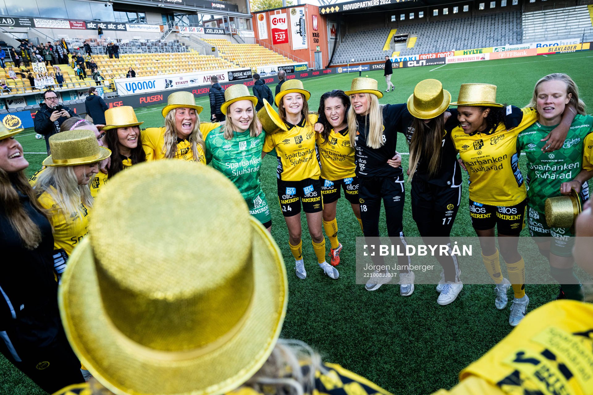 Elfsborgs spelare jublar