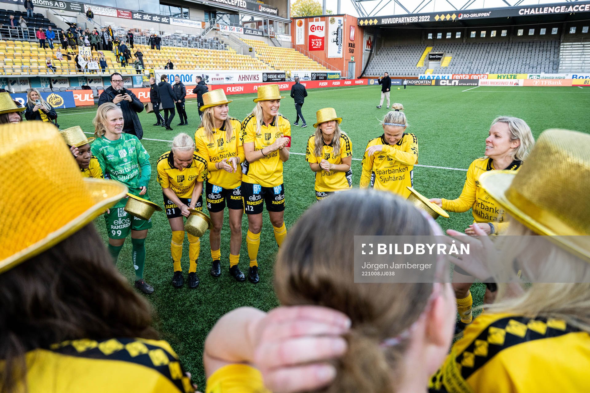 Elfsborgs spelare jublar