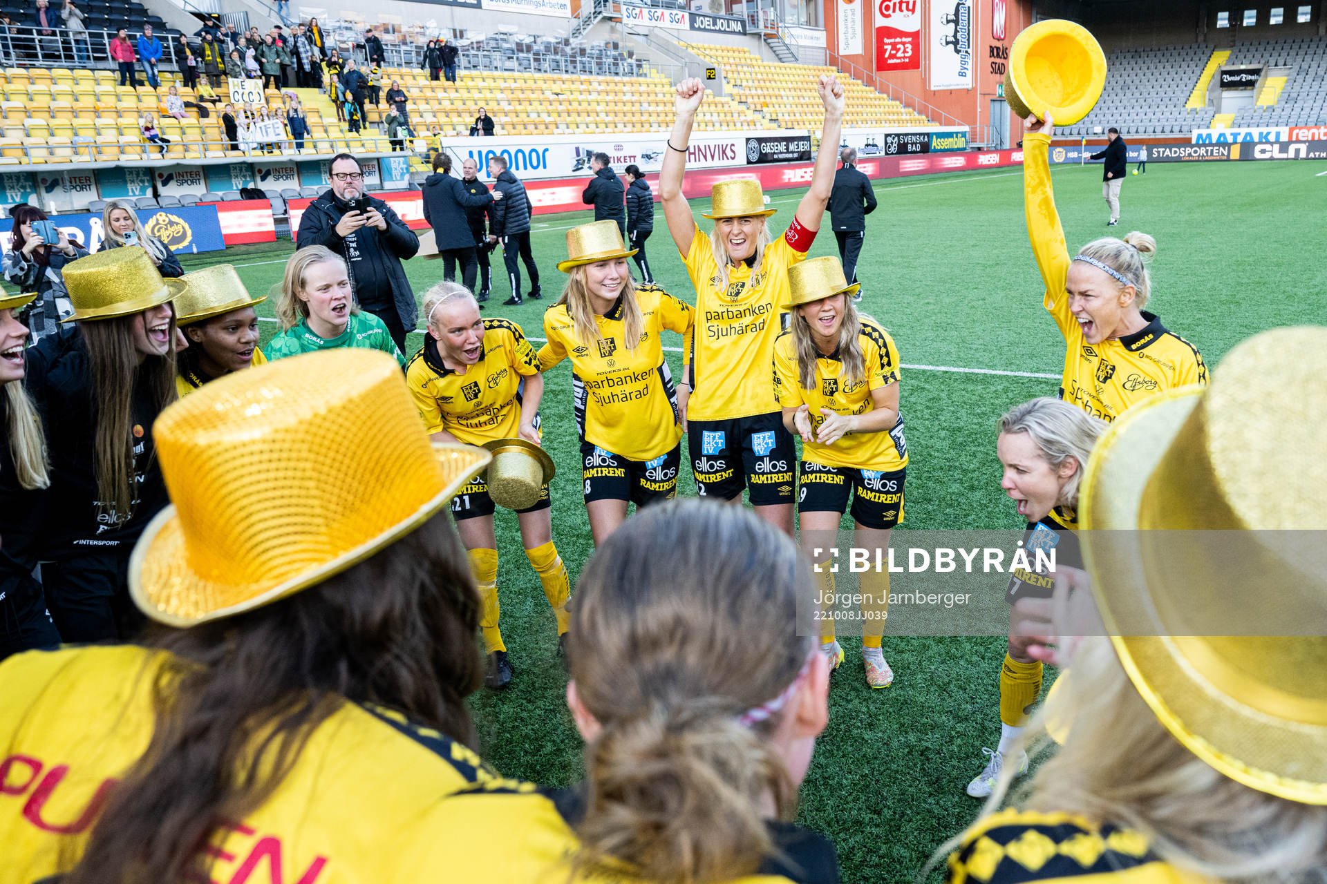 Elfsborgs spelare jublar