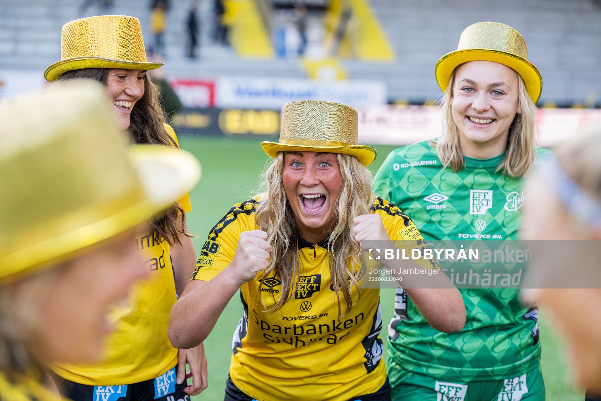 Elfsborgs Wilda Johansson, Ebba Johansson och målvakt Tuva