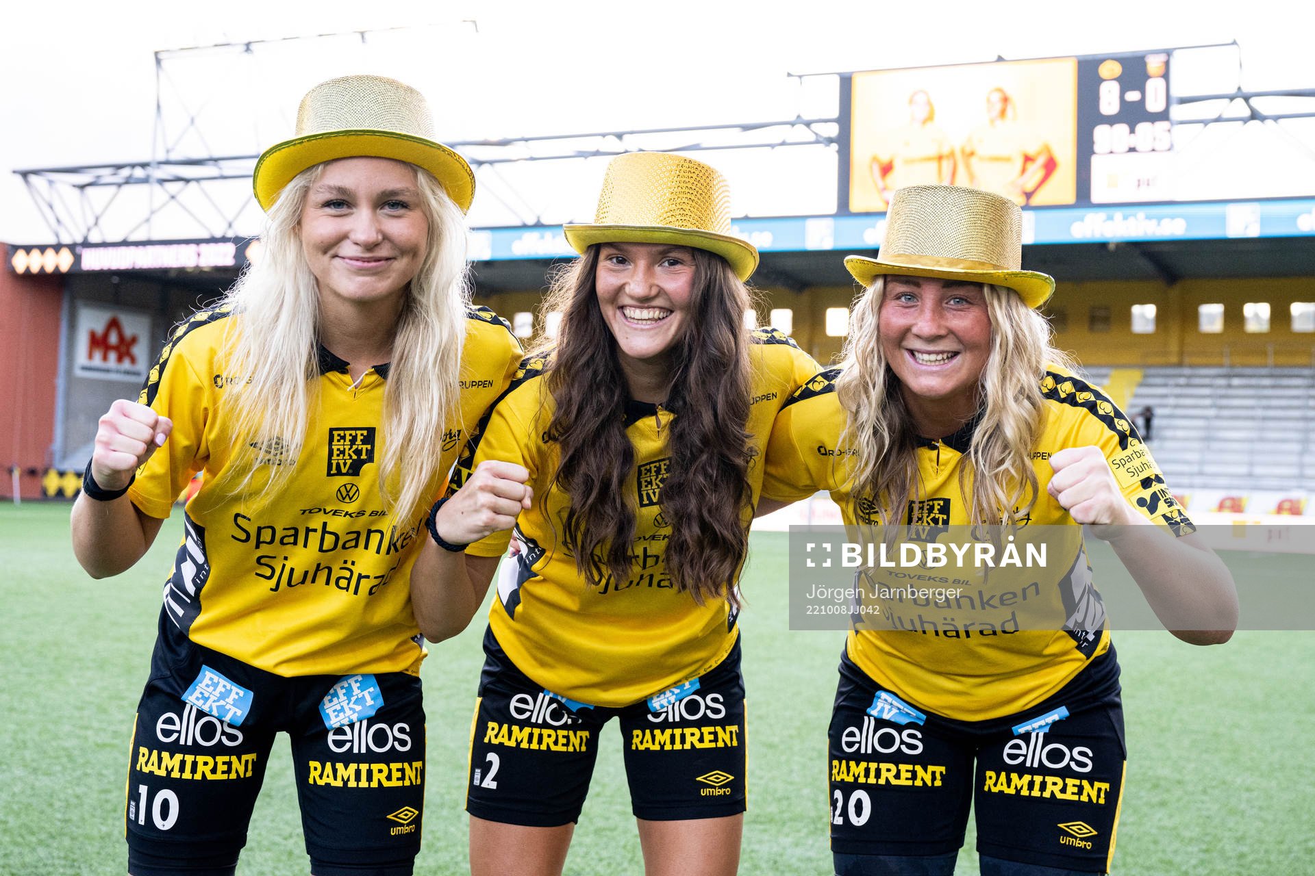 Elfsborgs Matilda Ståhlbom Karlsson, Wilda Johansson och