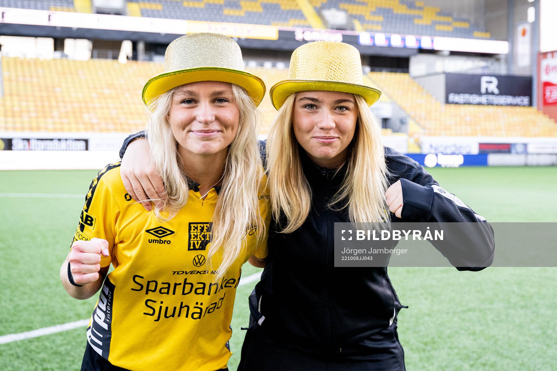 Elfsborgs Matilda Ståhlbom Karlsson och Evelina Brink