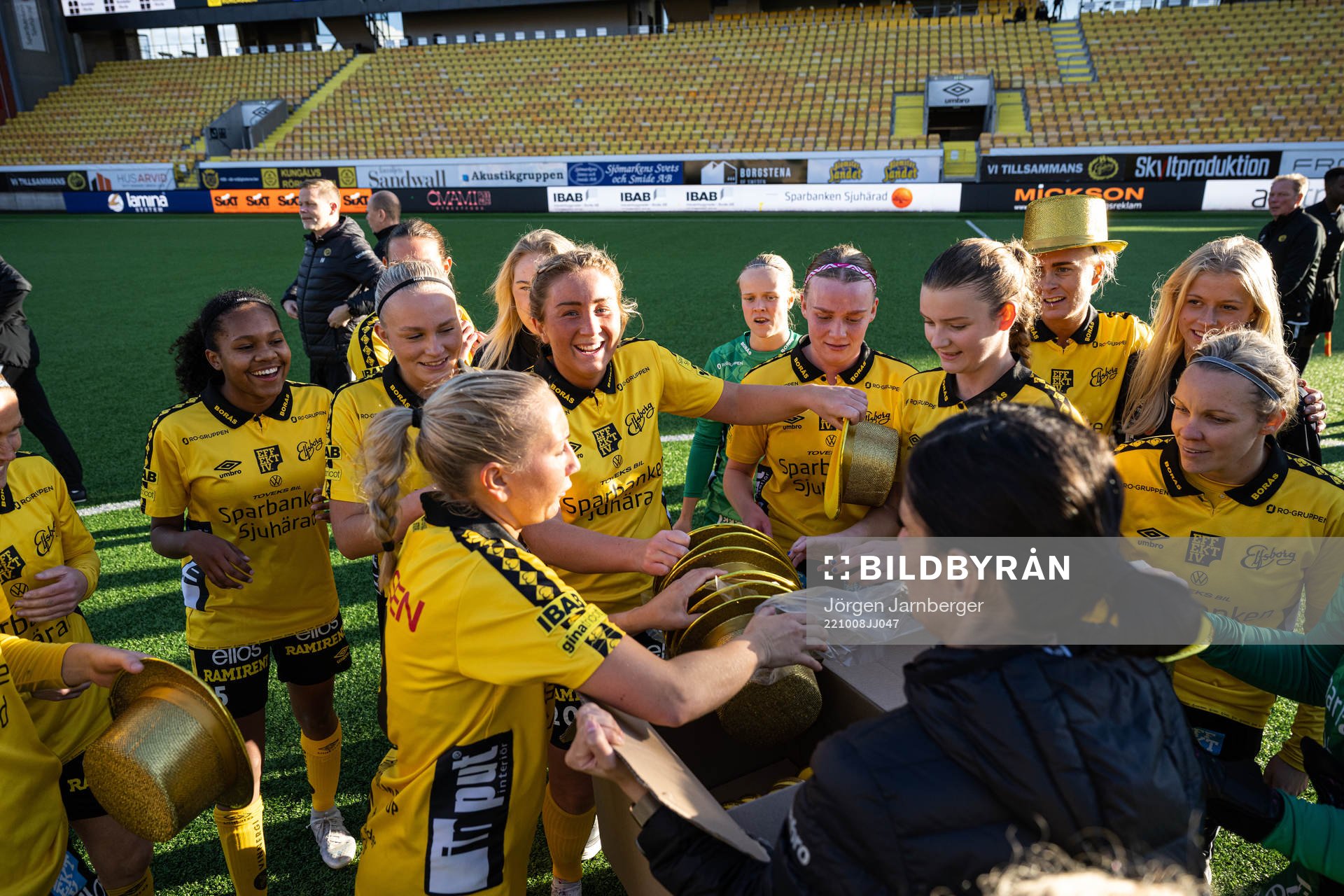 Elfsborgs spelare jublar