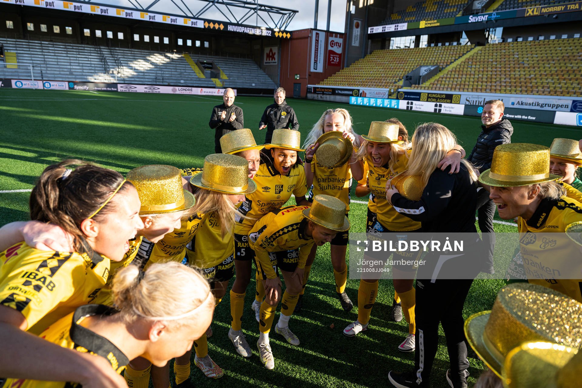 Elfsborgs spelare jublar