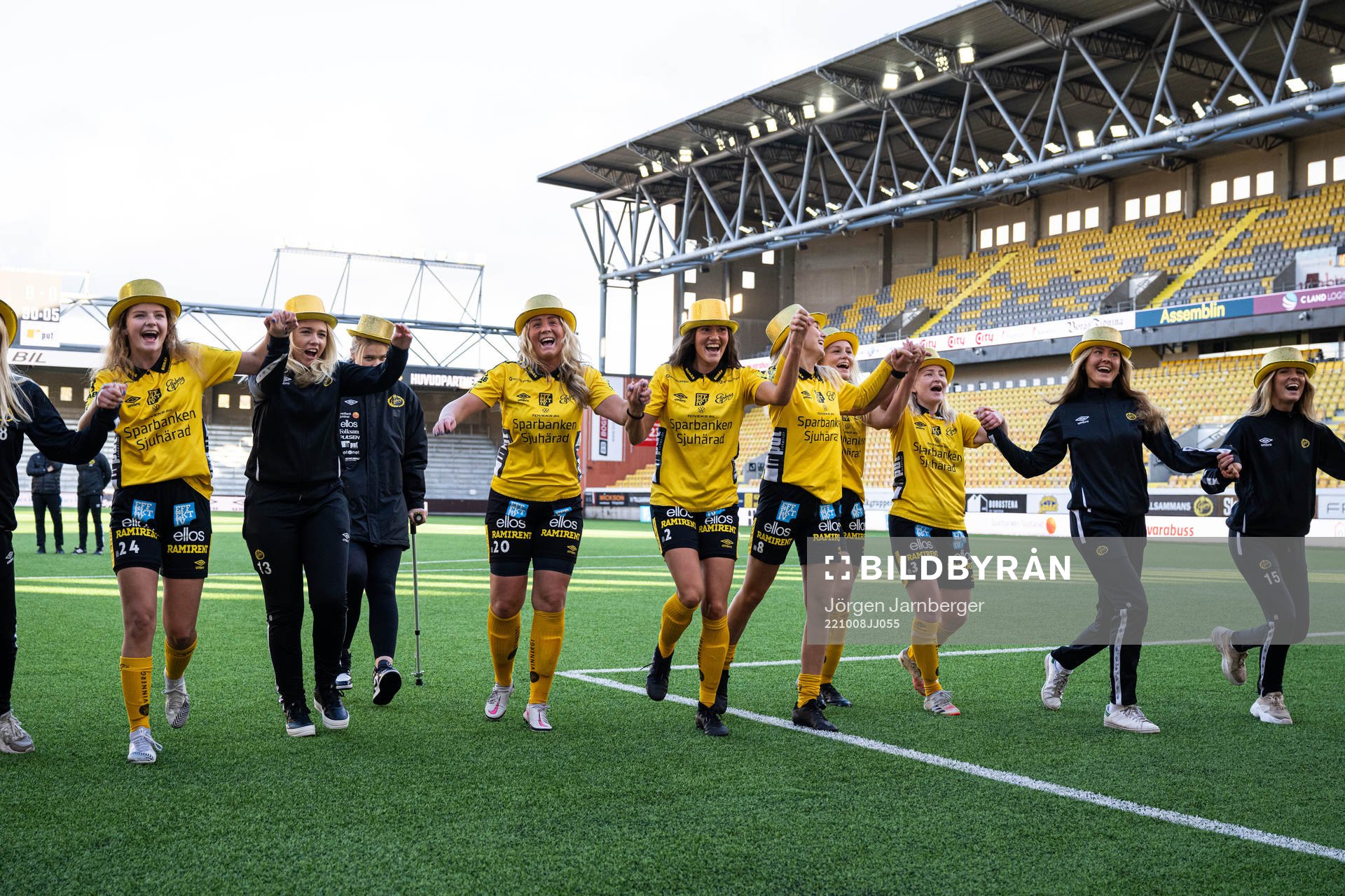 Elfsborgs spelare jublar