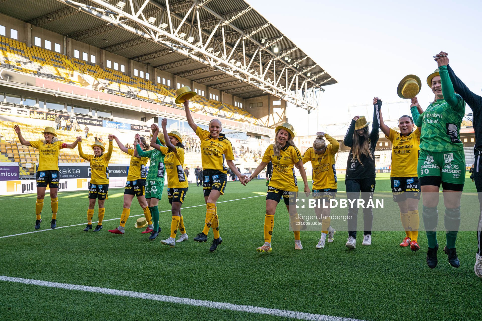 Elfsborgs spelare jublar