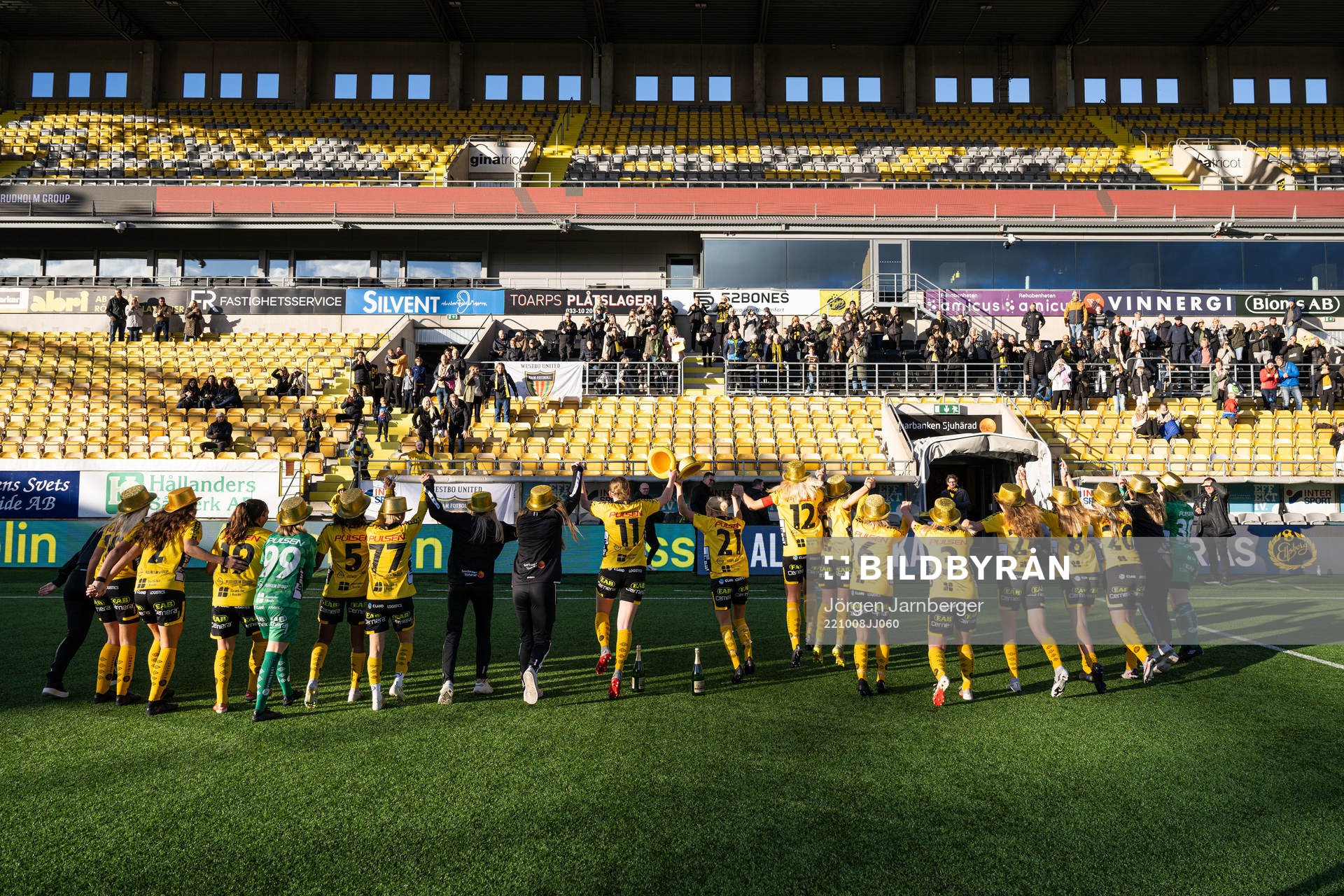 Elfsborgs spelare jublar