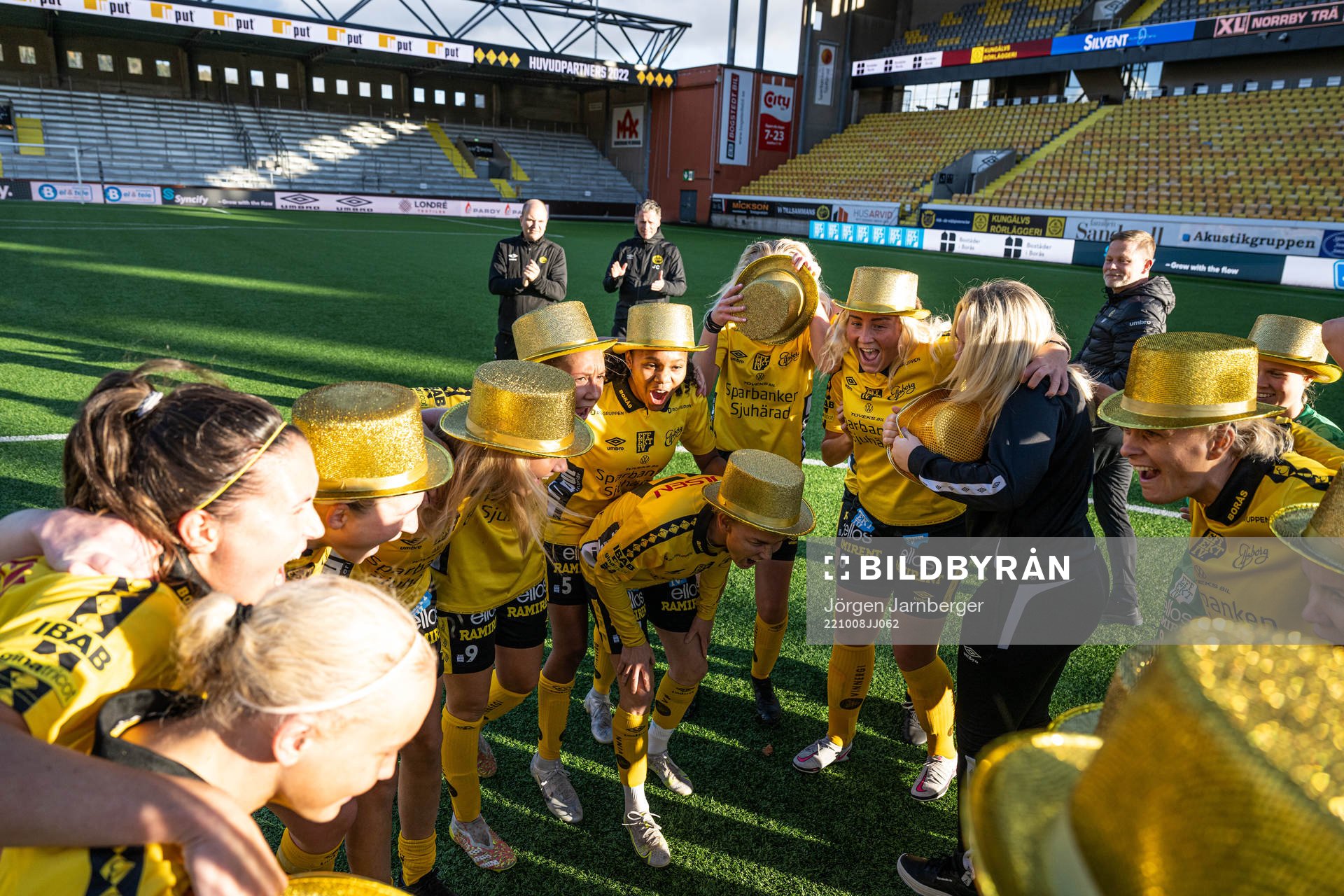 Elfsborgs spelare jublar