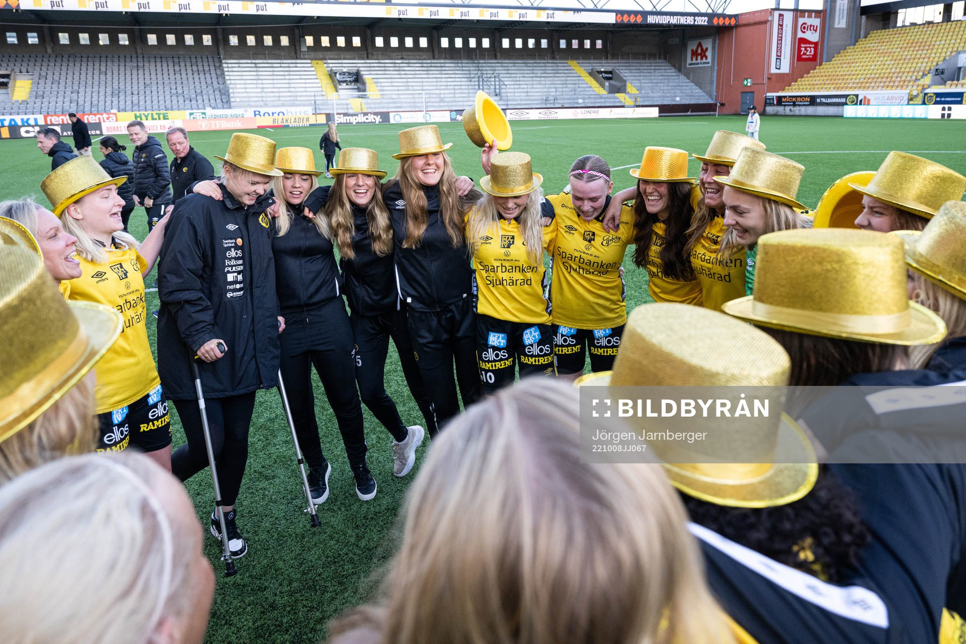 Elfsborgs spelare jublar