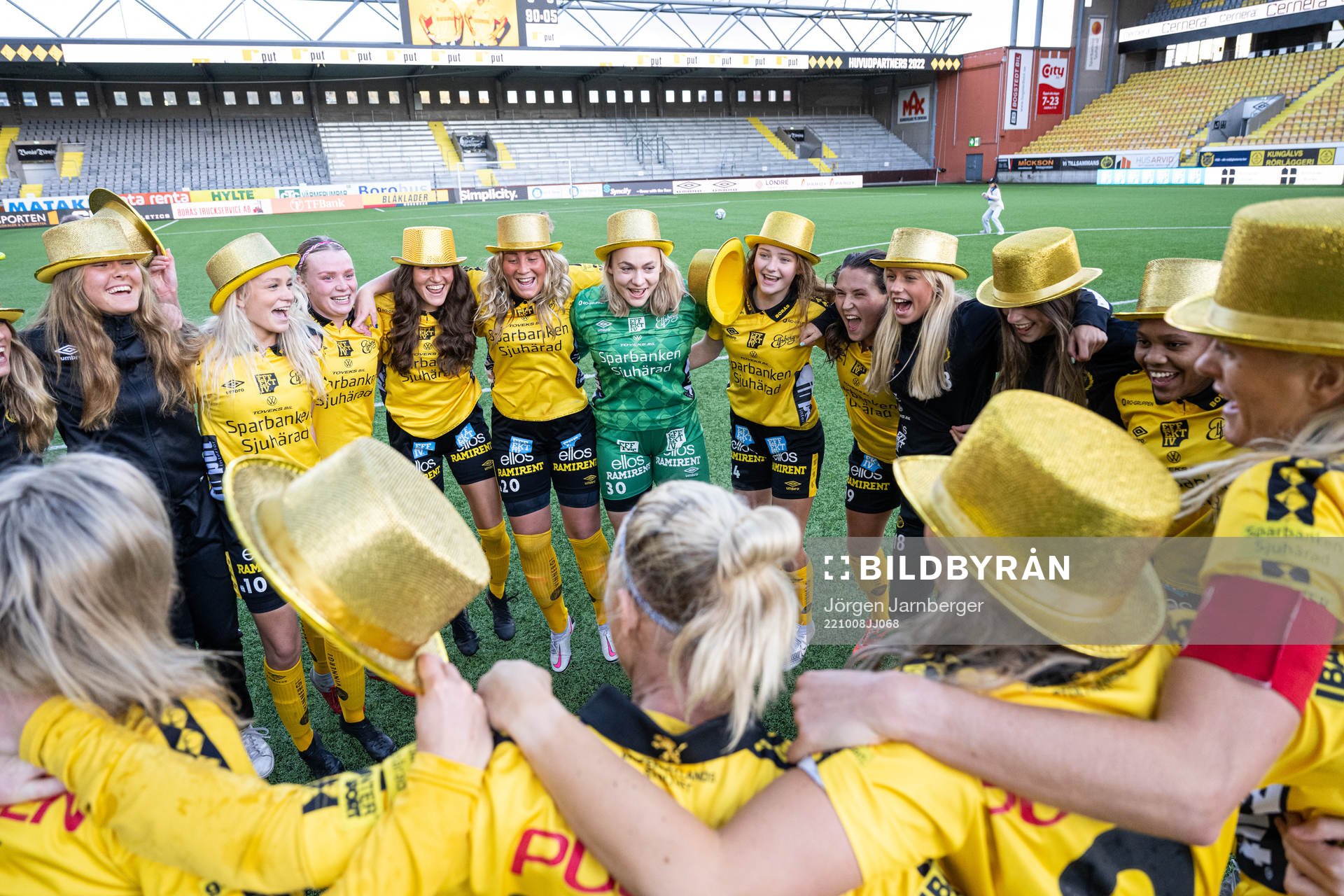 Elfsborgs spelare jublar