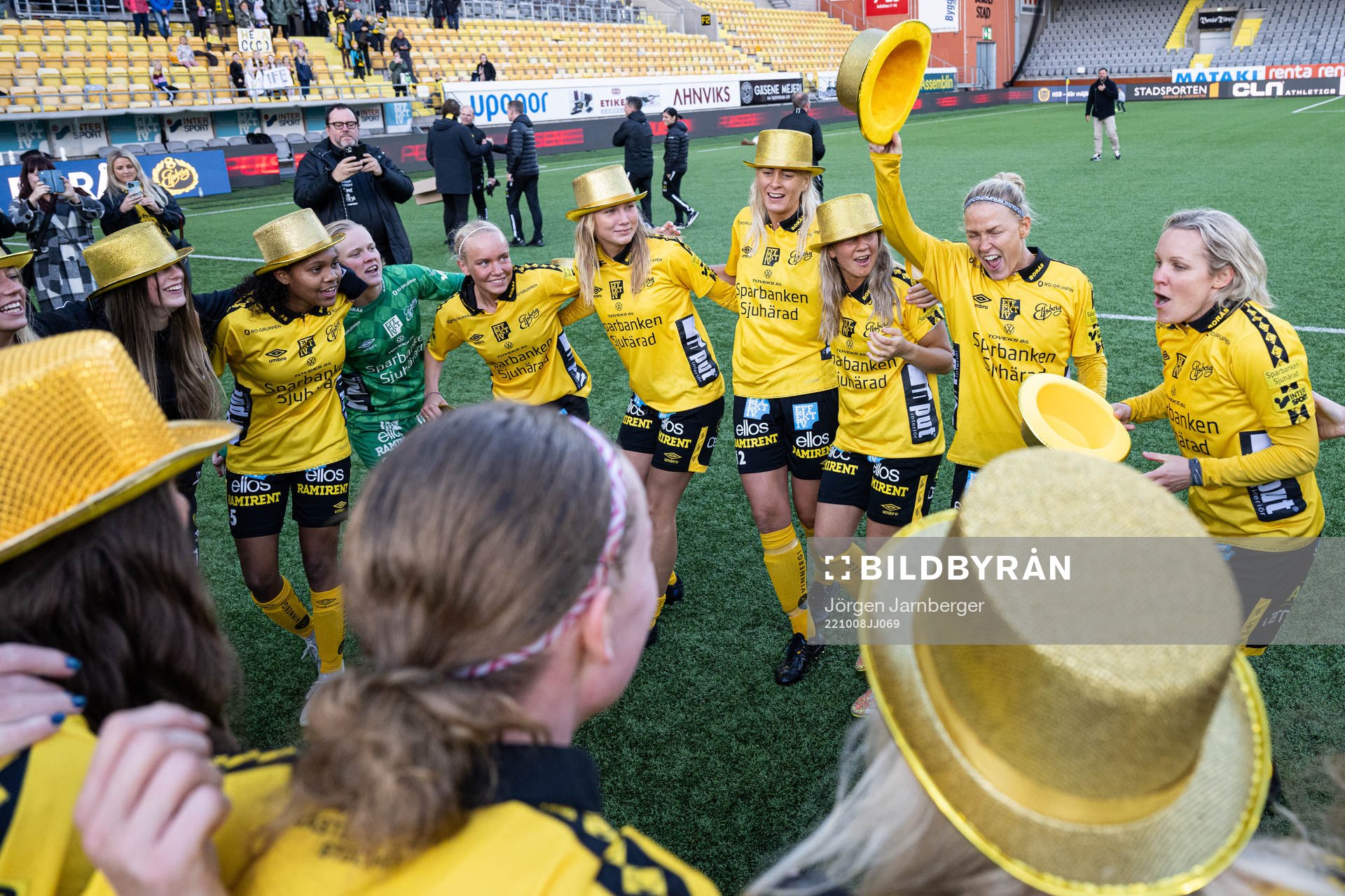 Elfsborgs spelare jublar