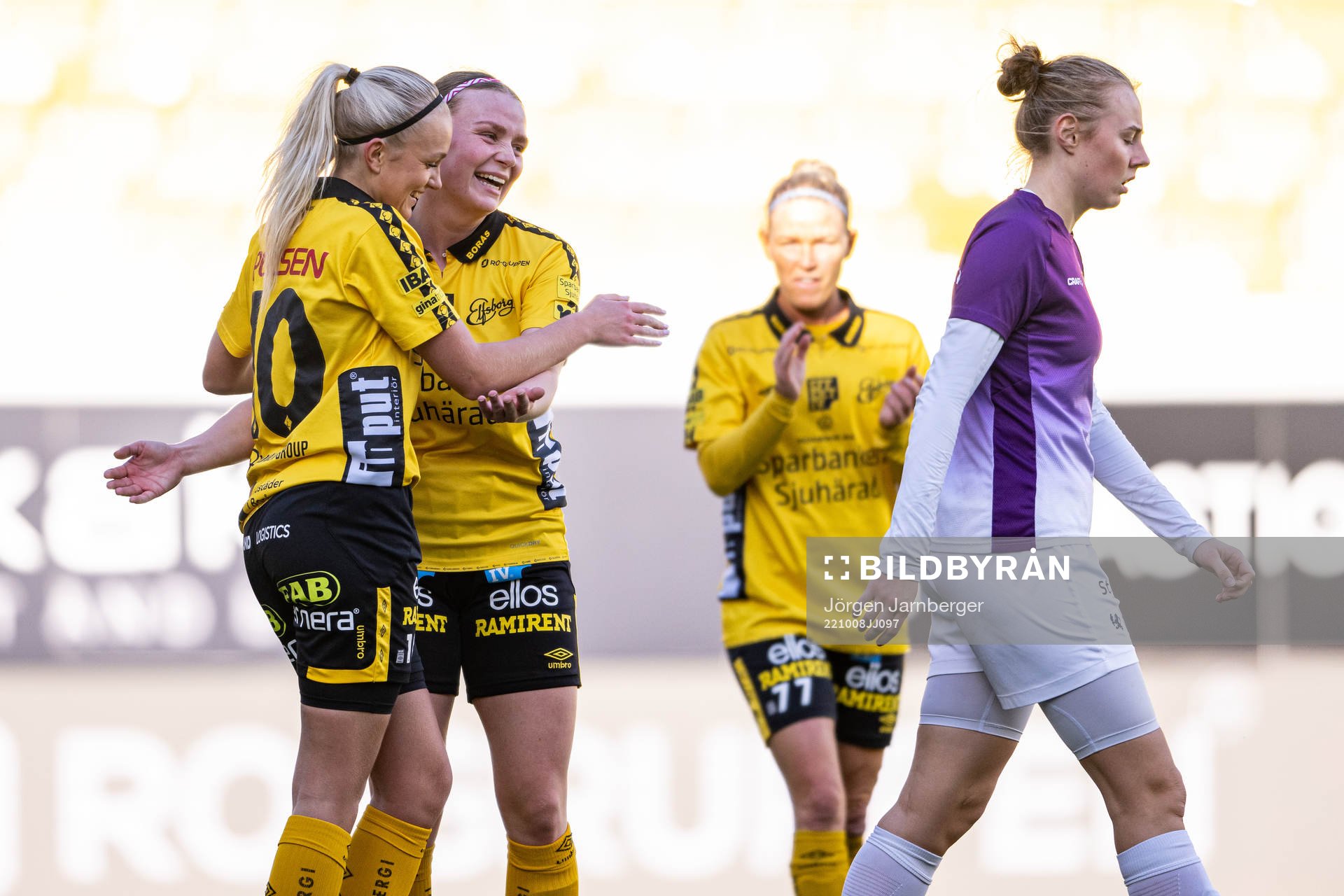 Elfsborgs Matilda Ståhlbom Karlsson och Leann Nyström