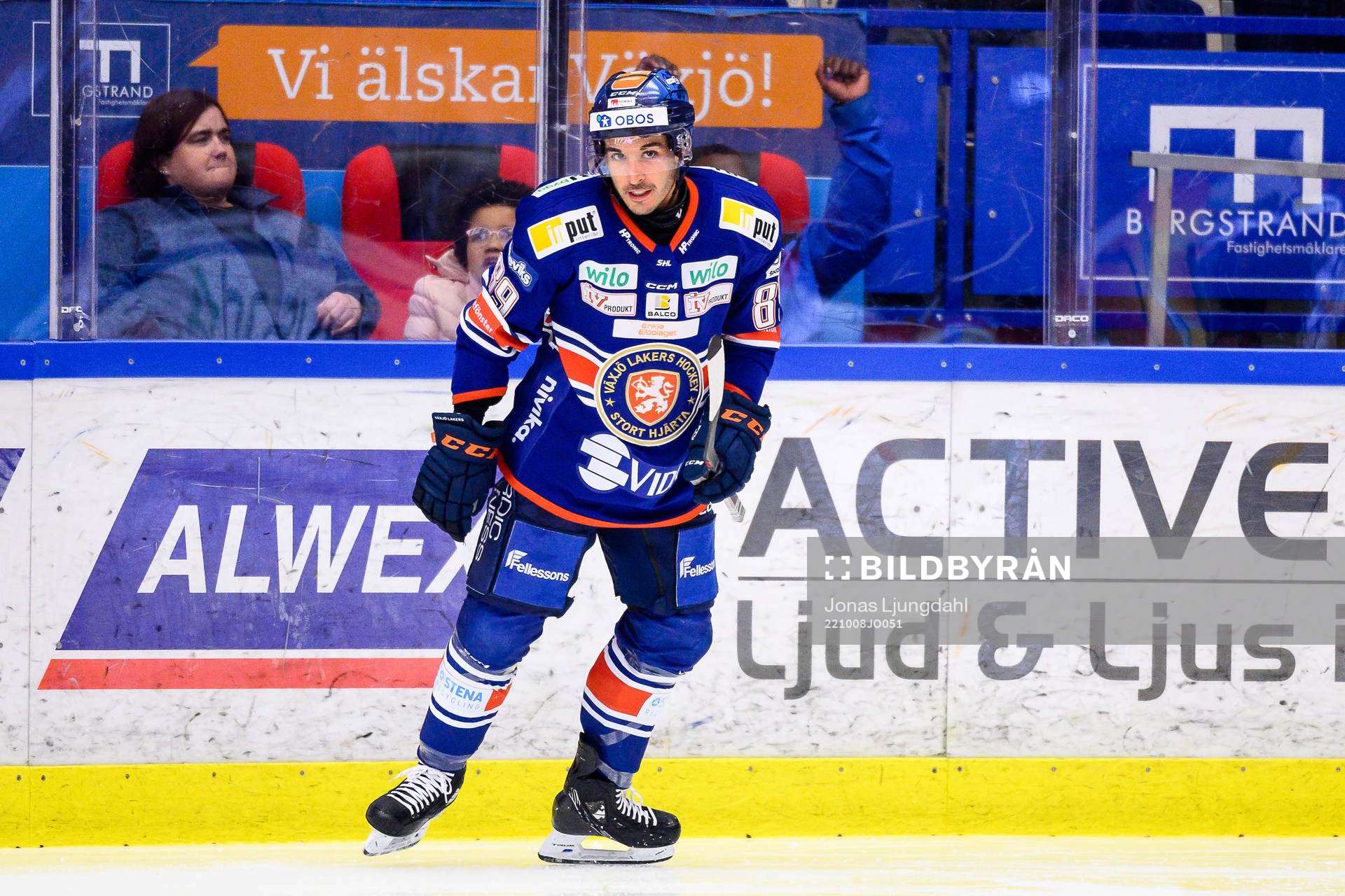 Växjös Jayden Halbgewachs jublar