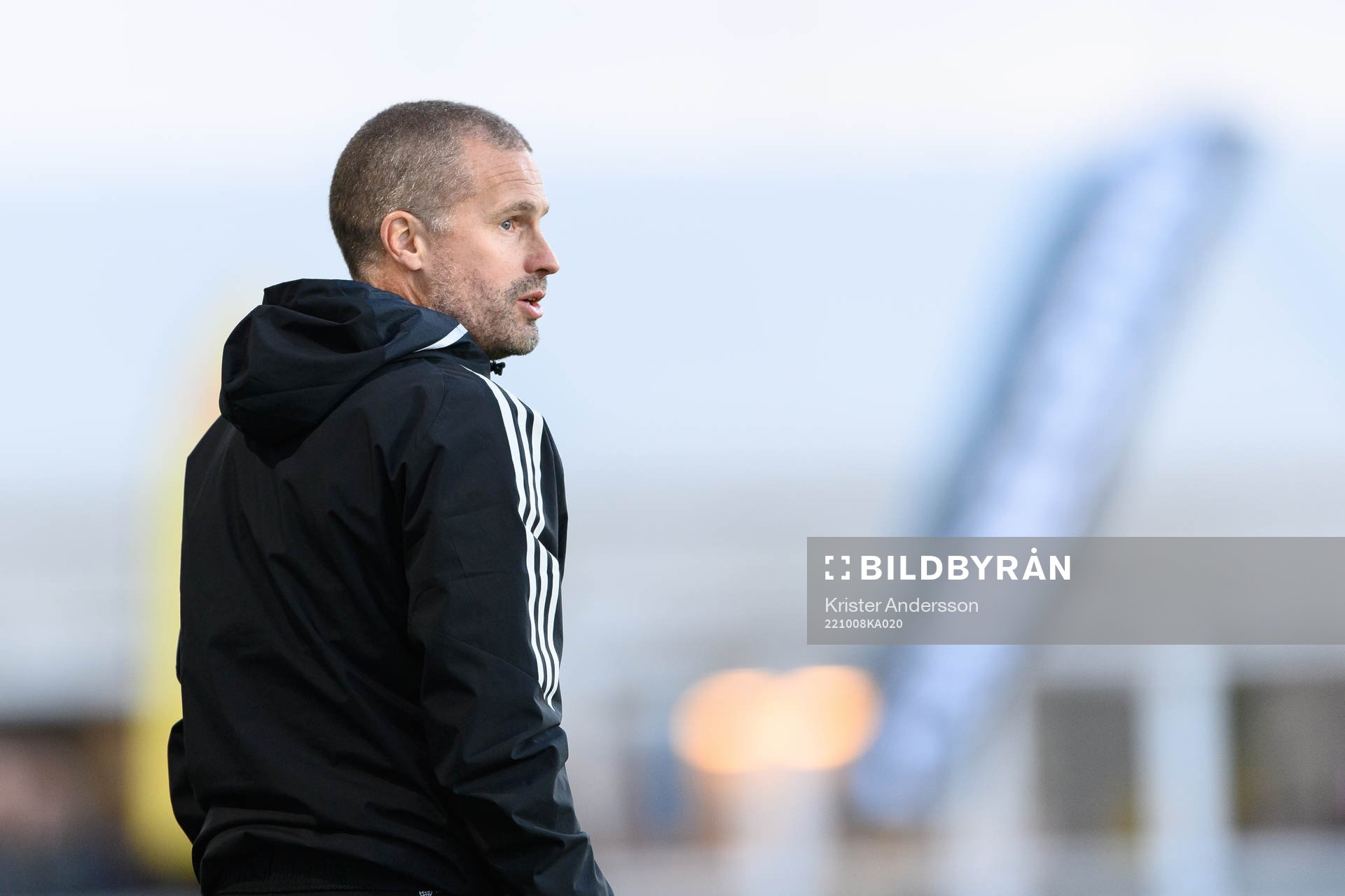 Falkenbergs tränare Christoffer Andersson