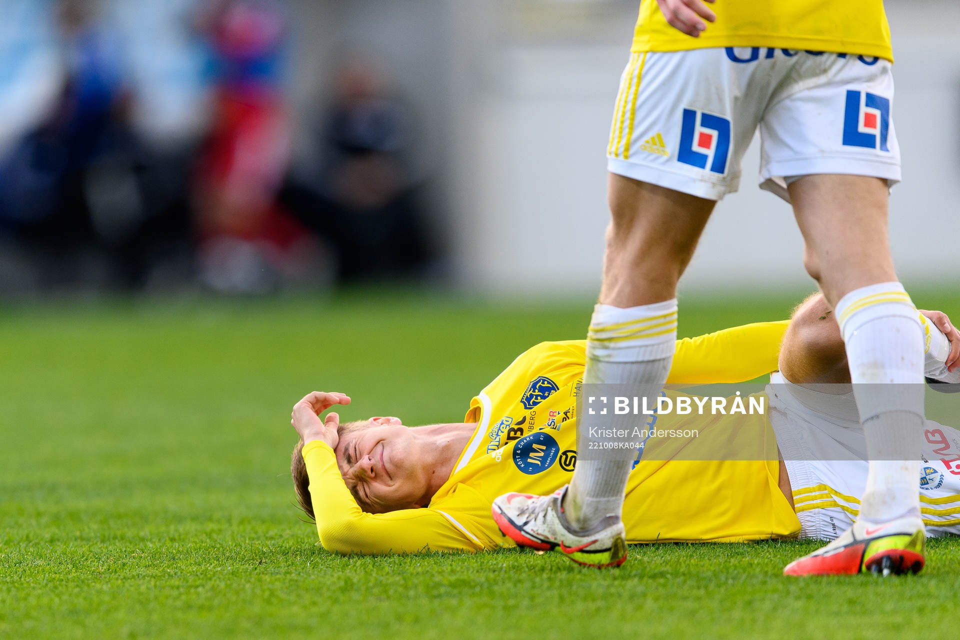 Falkenbergs Melker Larsson har ont