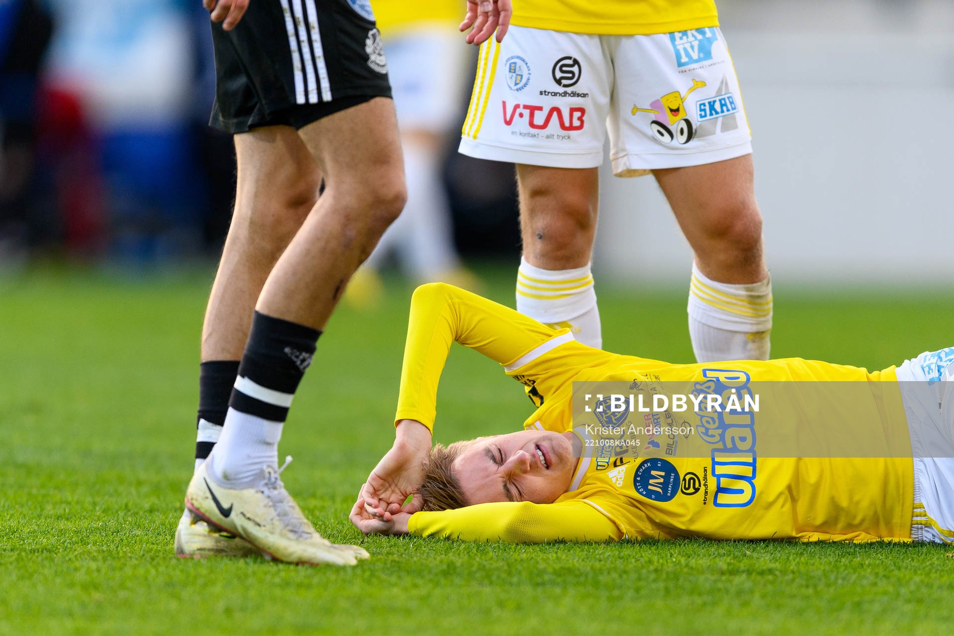 Falkenbergs Melker Larsson har ont