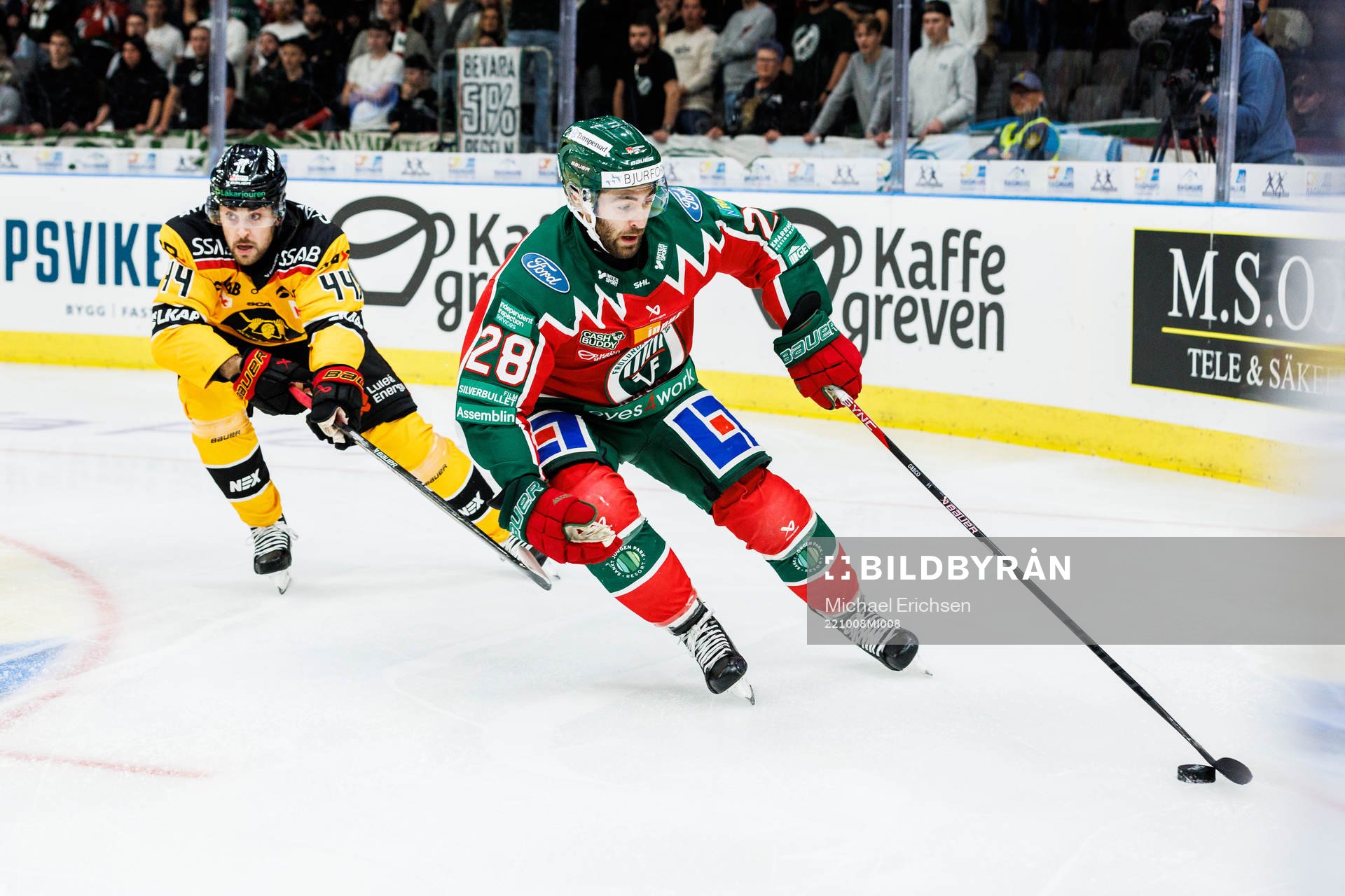 Luleås Jonathan Andersson och Frölundas Anthony Greco
