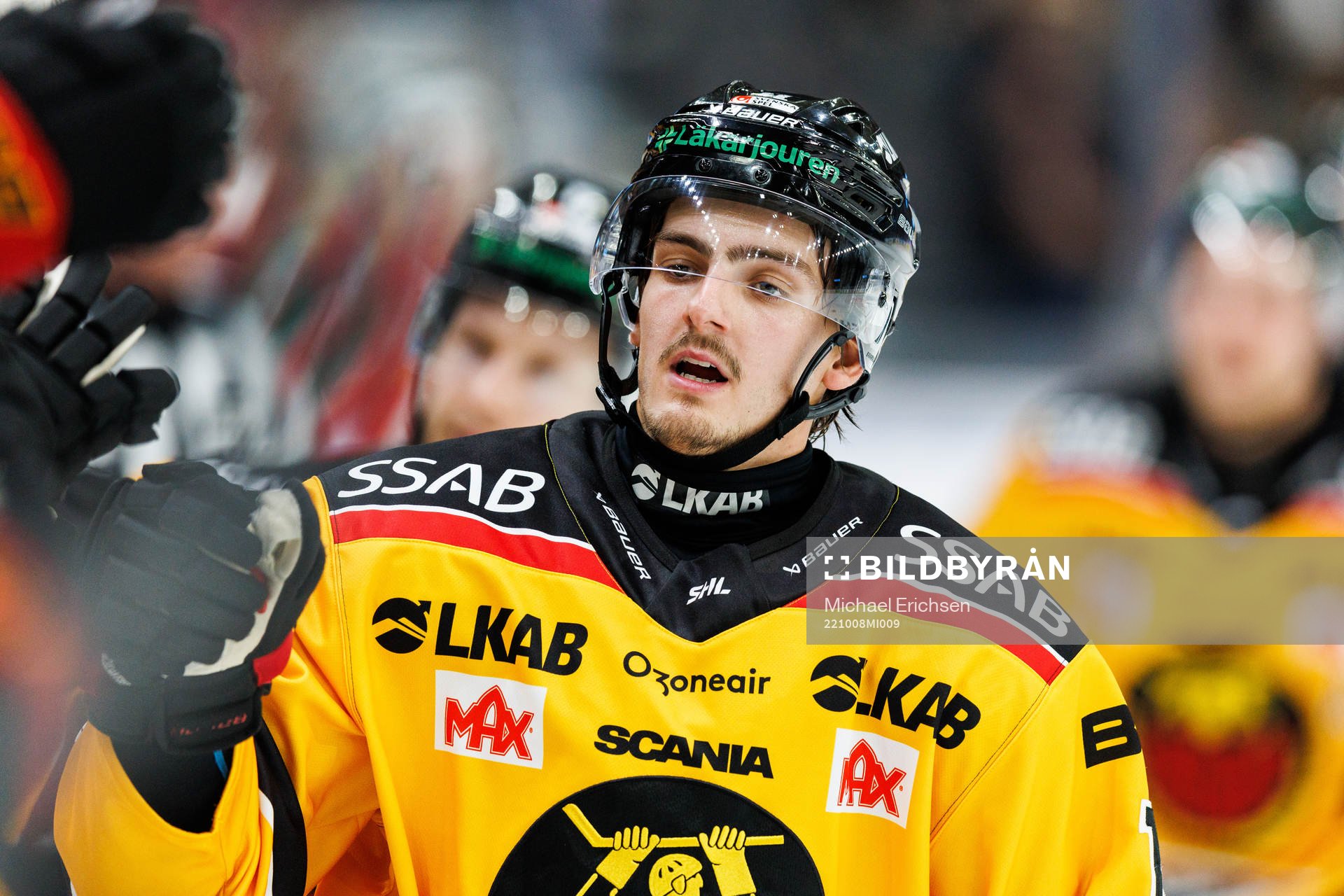 Luleås Isac Brännström jublar