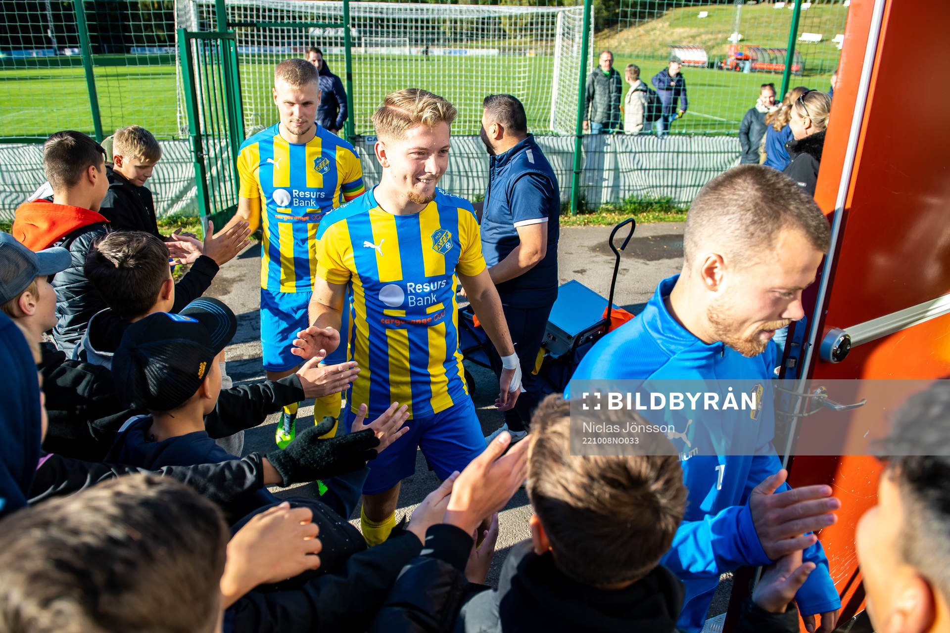 Eskilsminnes Jonatan Persson och Danijal Omanovic jublar