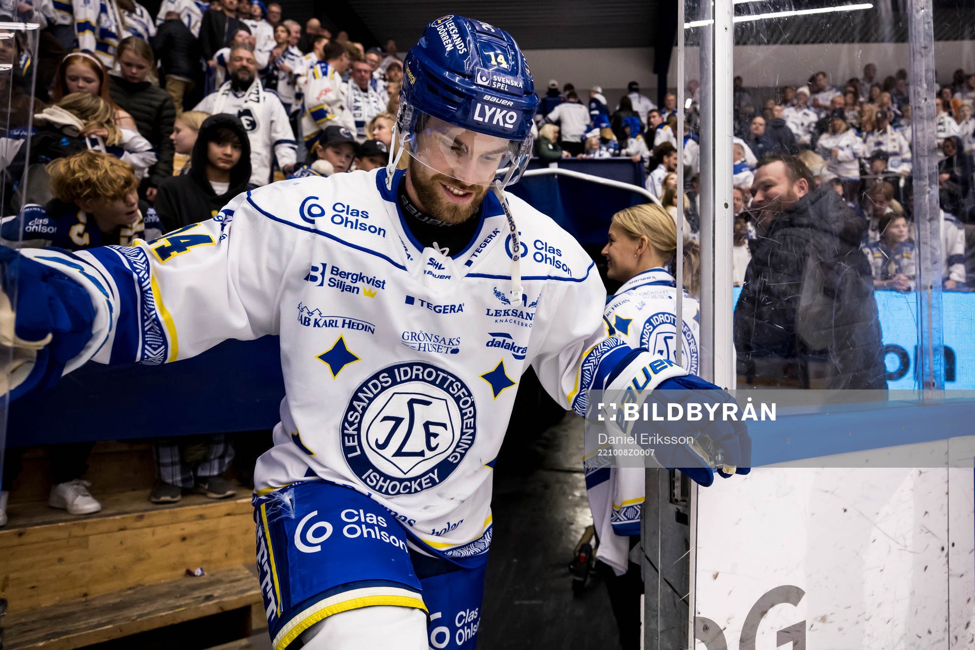 Leksands Oskar Lang utsedd till matchens krigare