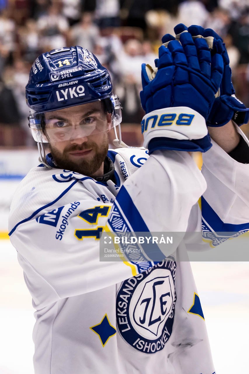 Leksands Oskar Lang utsedd till matchens krigare