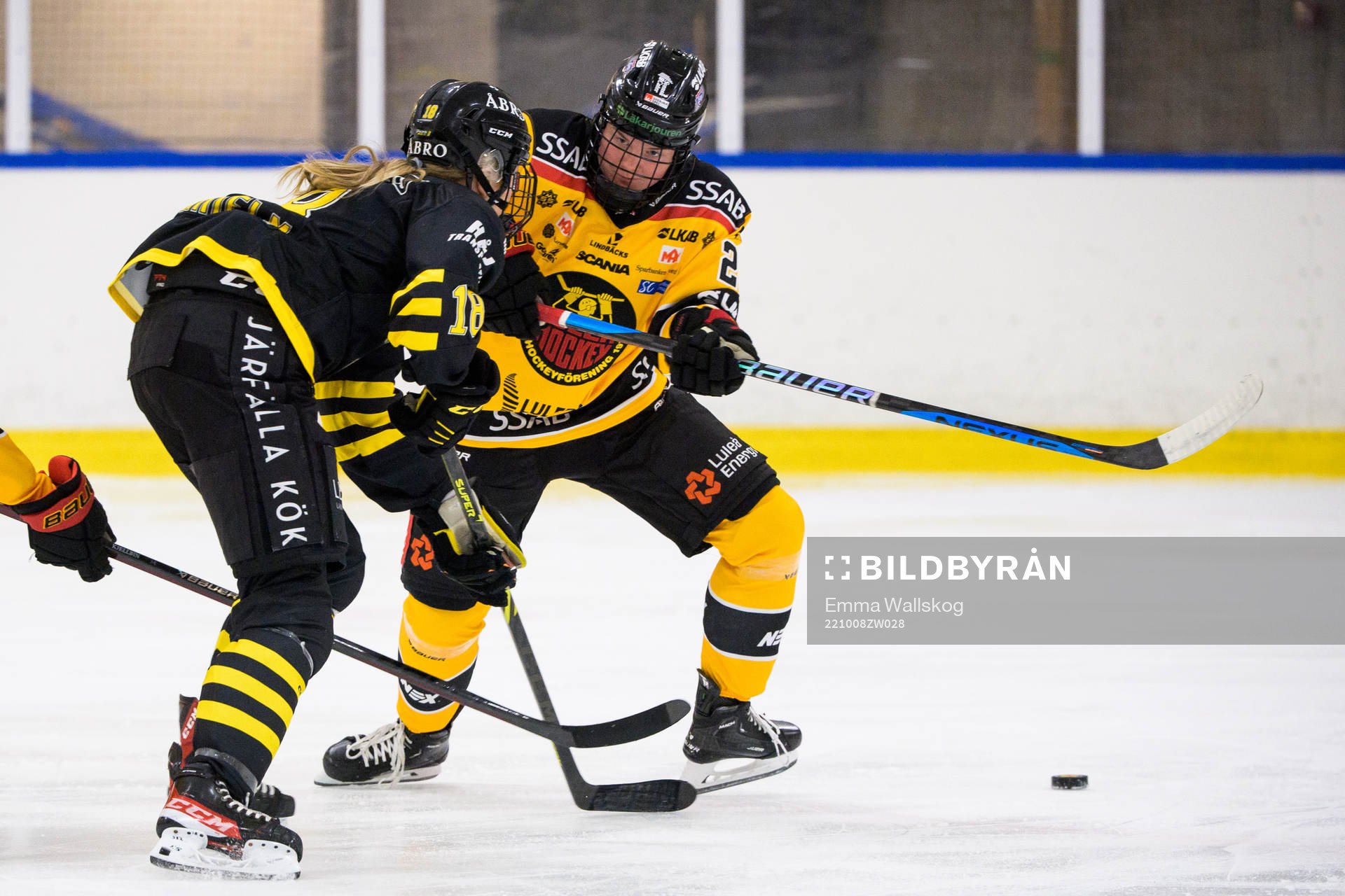 AIKs Isabelle Leijonhielm och Luleås Wilda Öhman