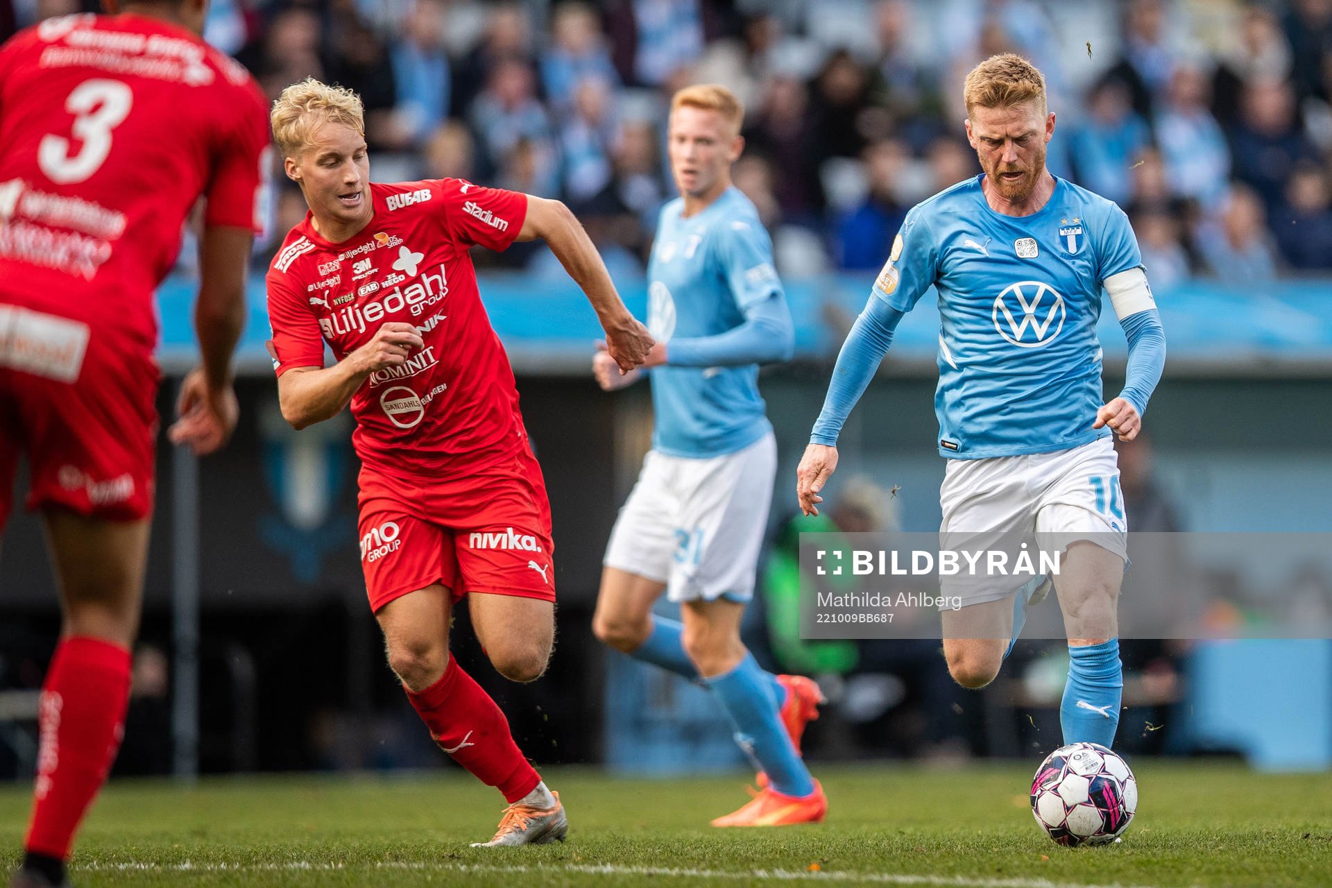 Värnamos Victor Larsson och Malmö FFs Anders Christiansen