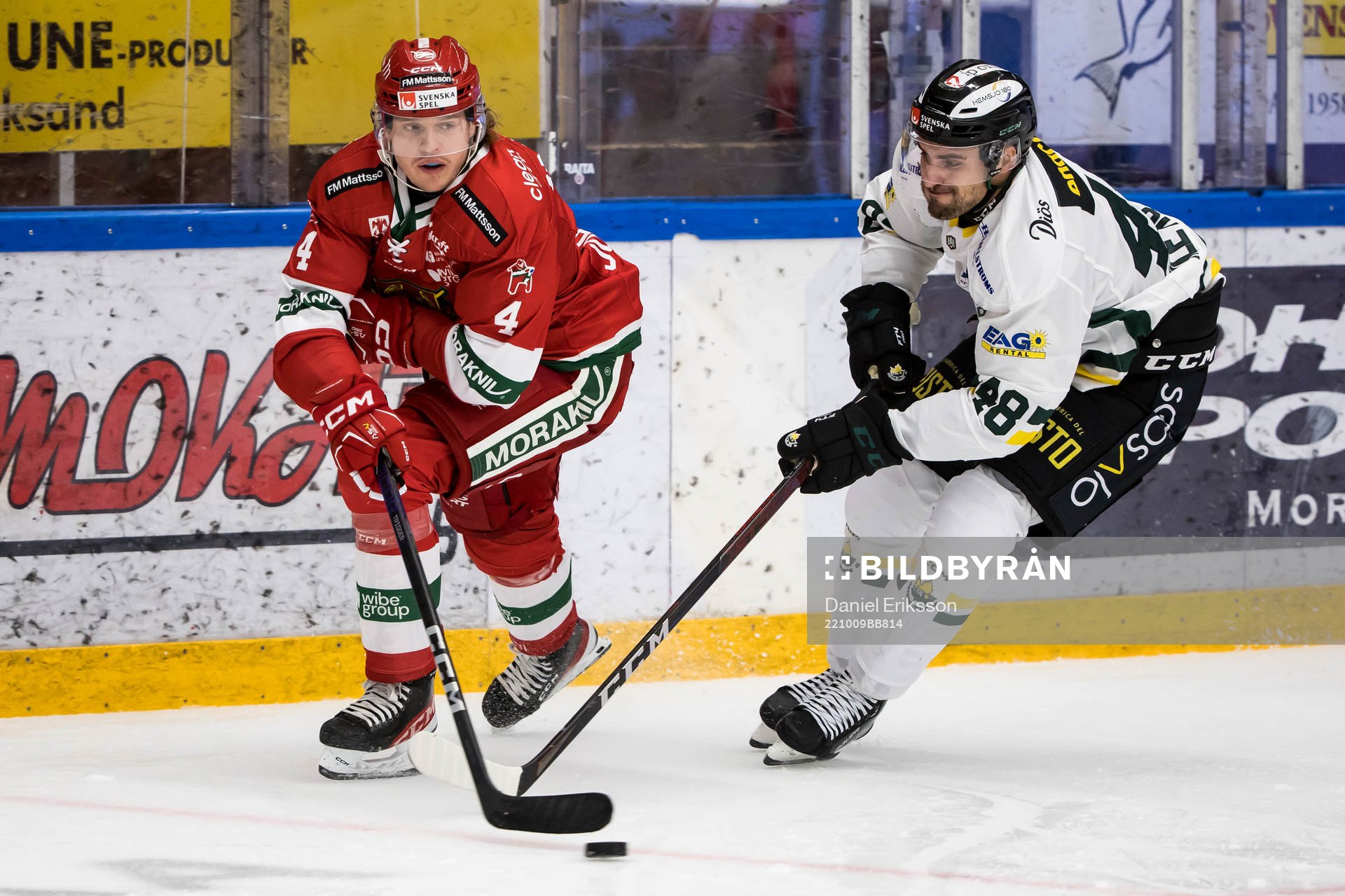 Moras Johannes Johannessen och Östersunds Sam Miletic