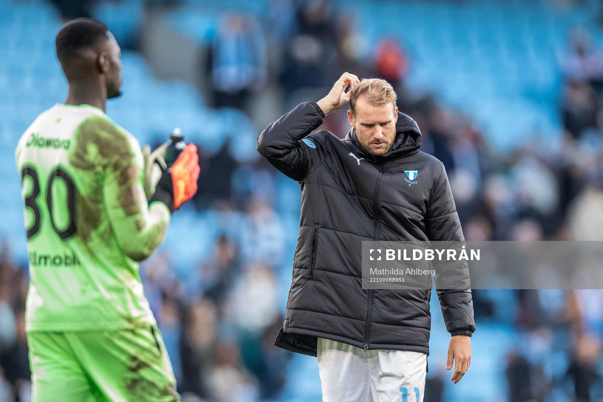 Malmö FFs Ola Toivonen deppar