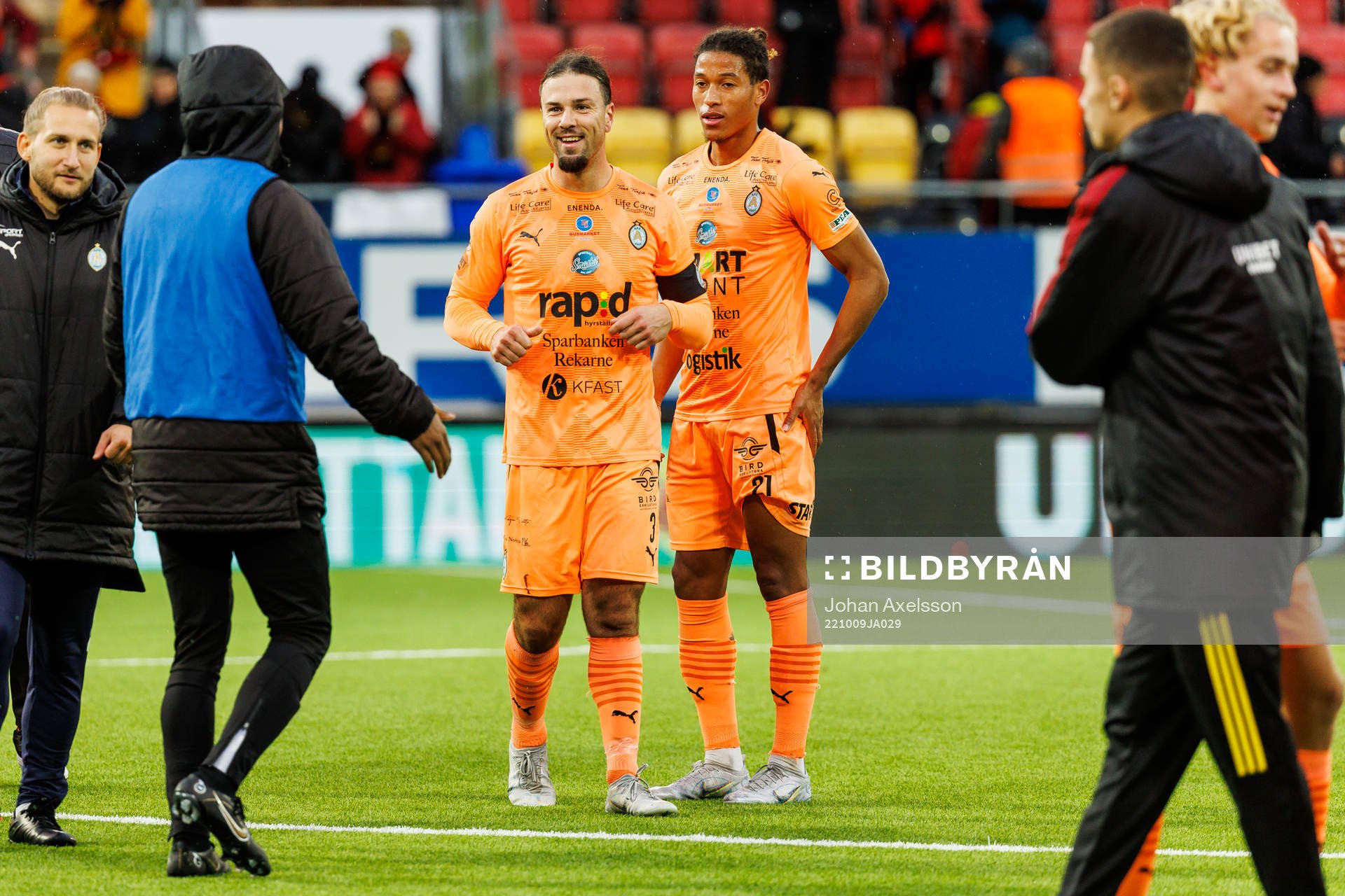 AFC Eskilstunas Abdelkarim Mammar Chaouche jublar