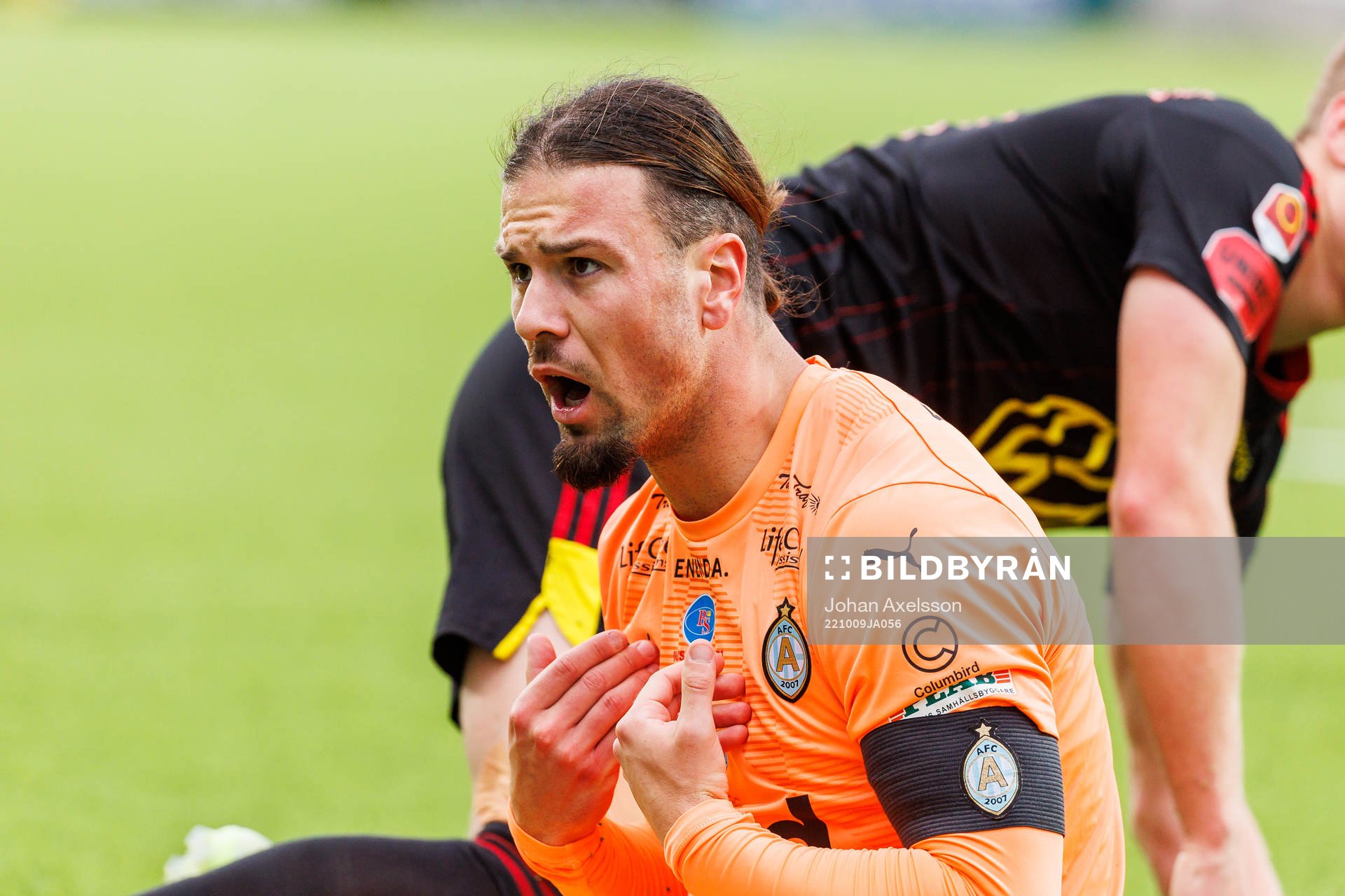 AFC Eskilstunas Abdelkarim Mammar Chaouche reagerar