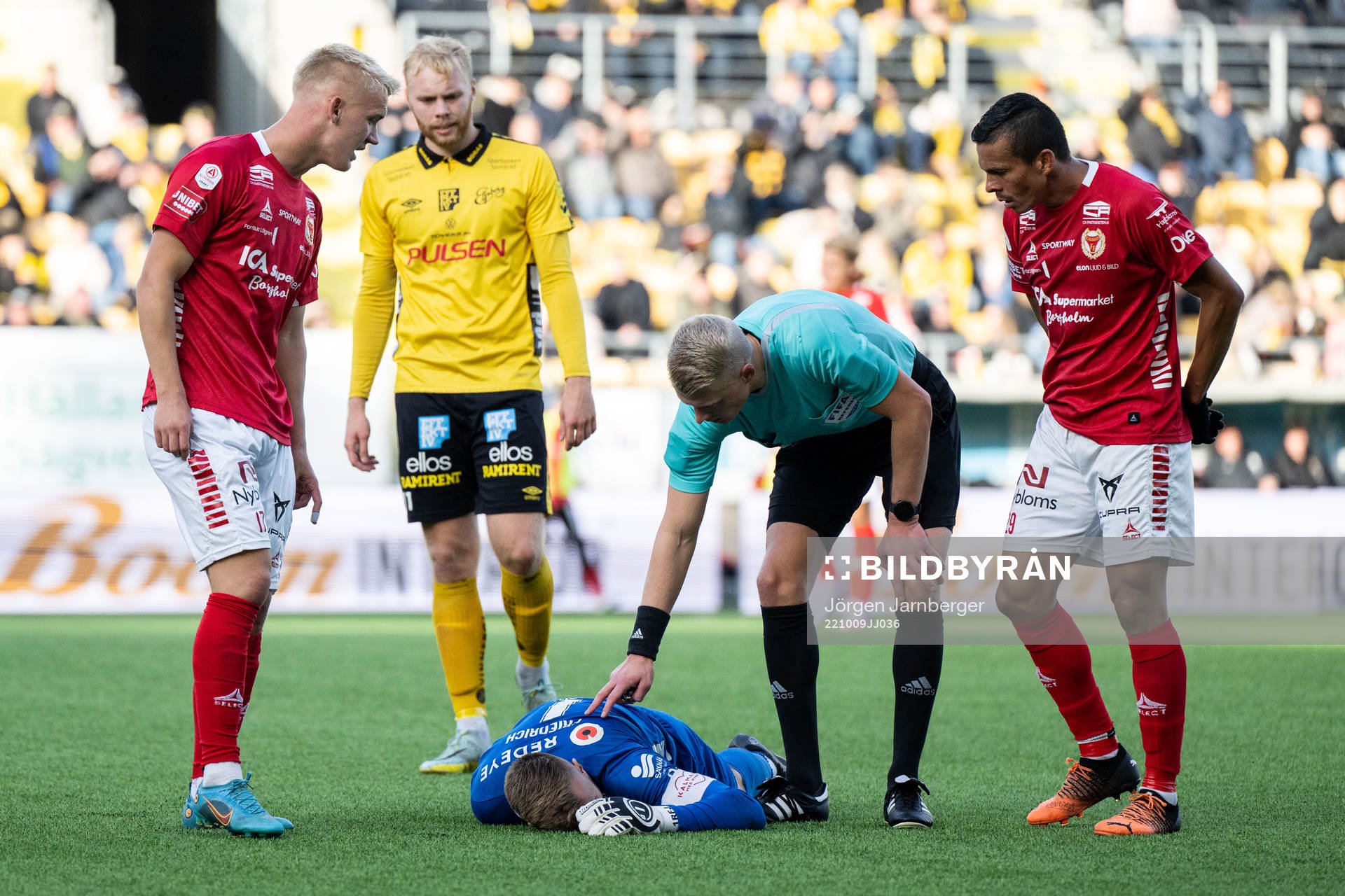 Kalmars målvakt Ricardo Friedrich har ont