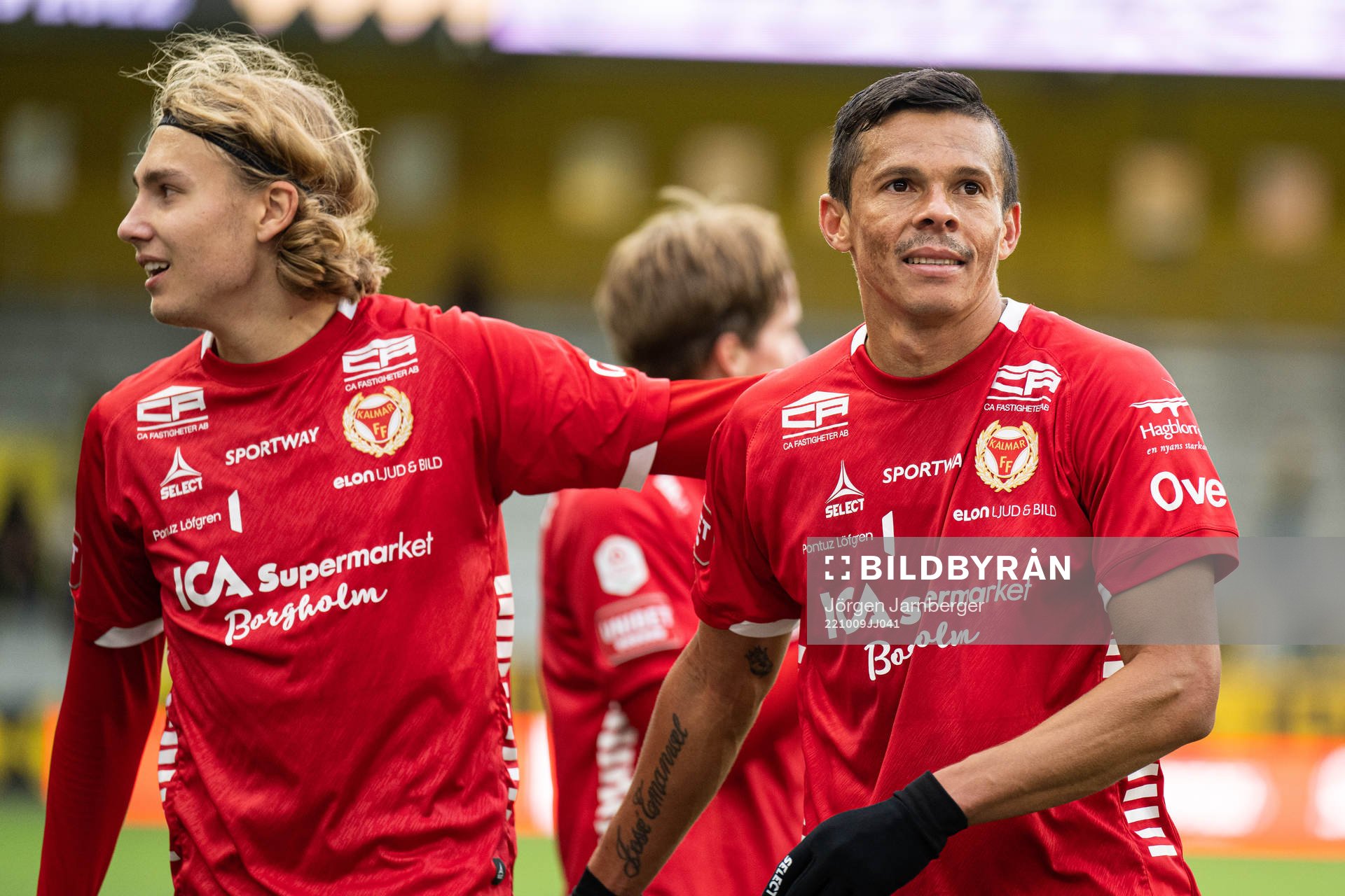 Kalmars Romario Pereira Sipiao jublar