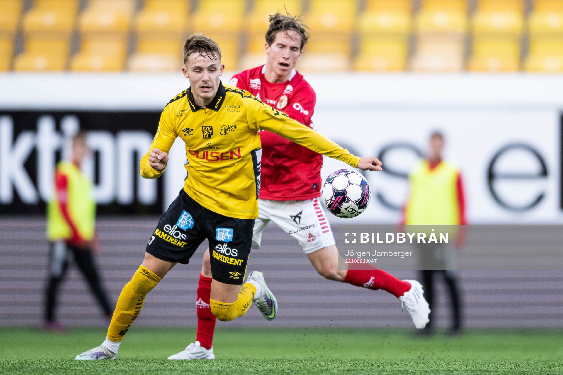 Elfsborgs Jacob Ondrejka och Kalmars Johan Karlsson