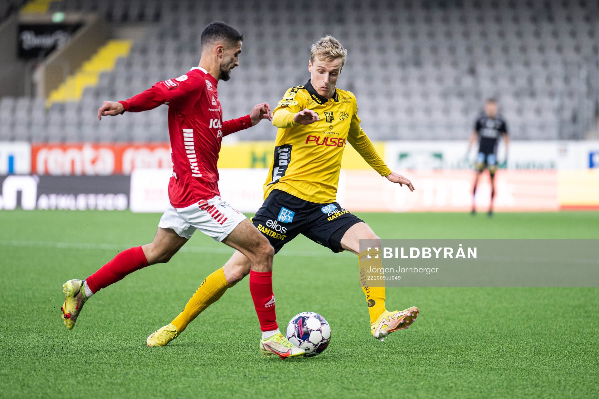 Kalmars Noah Shamoun och Elfsborgs Jeppe Møldrup Okkels