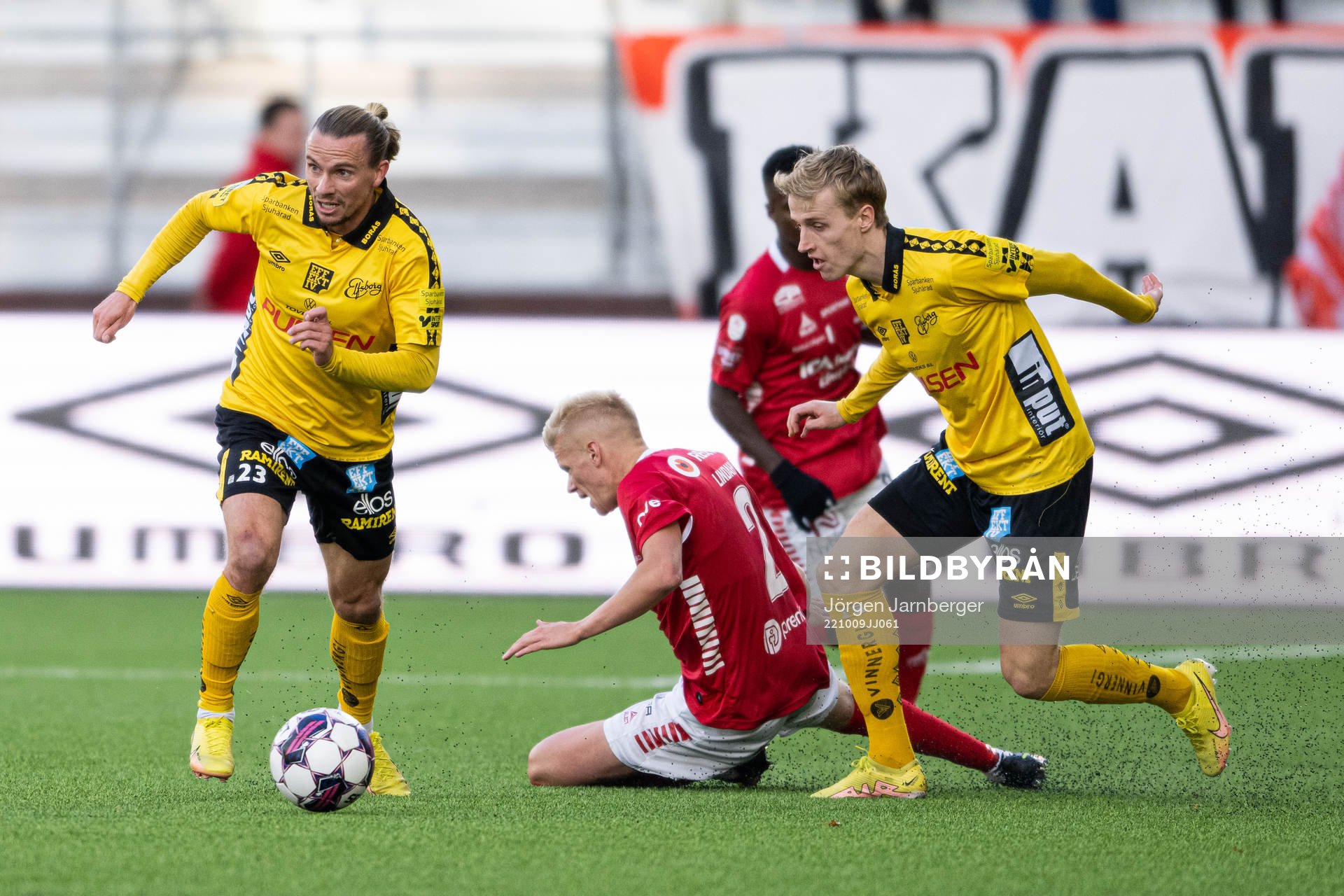 Elfsborgs Niklas Hult och Jeppe Møldrup Okkels