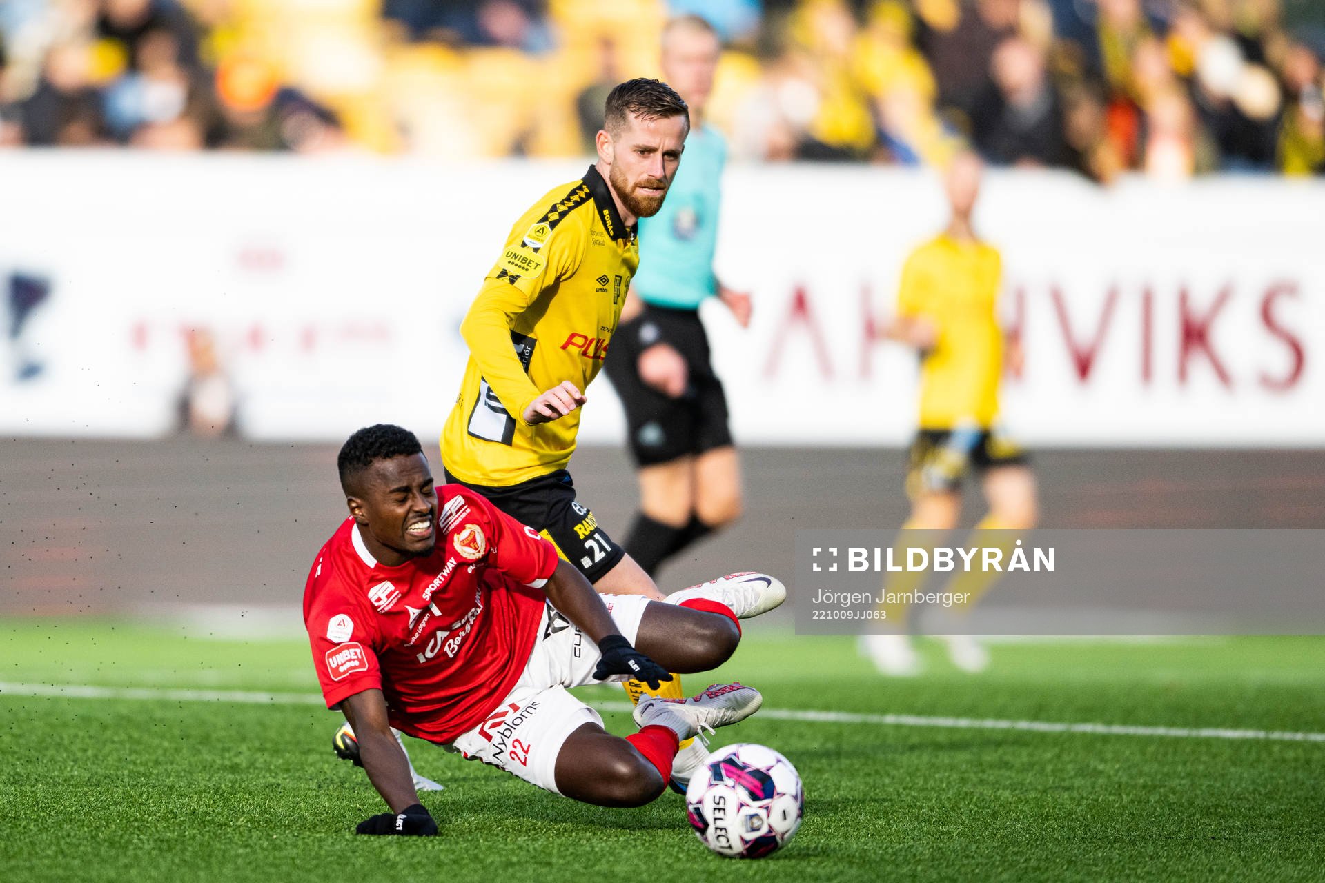 Kalmars Nahom Girmai Netabay och Elfsborgs Rasmus Alm