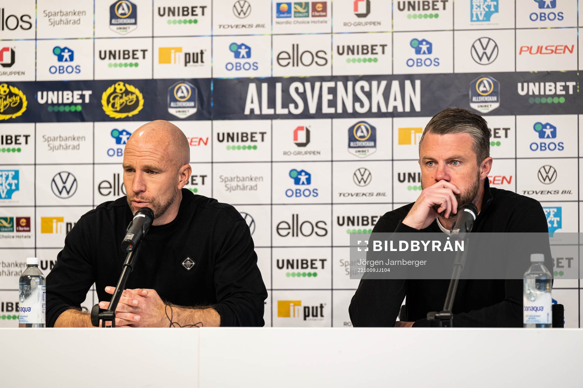 Kalmars tränare Henrik Rydström och Elfsborgs manager