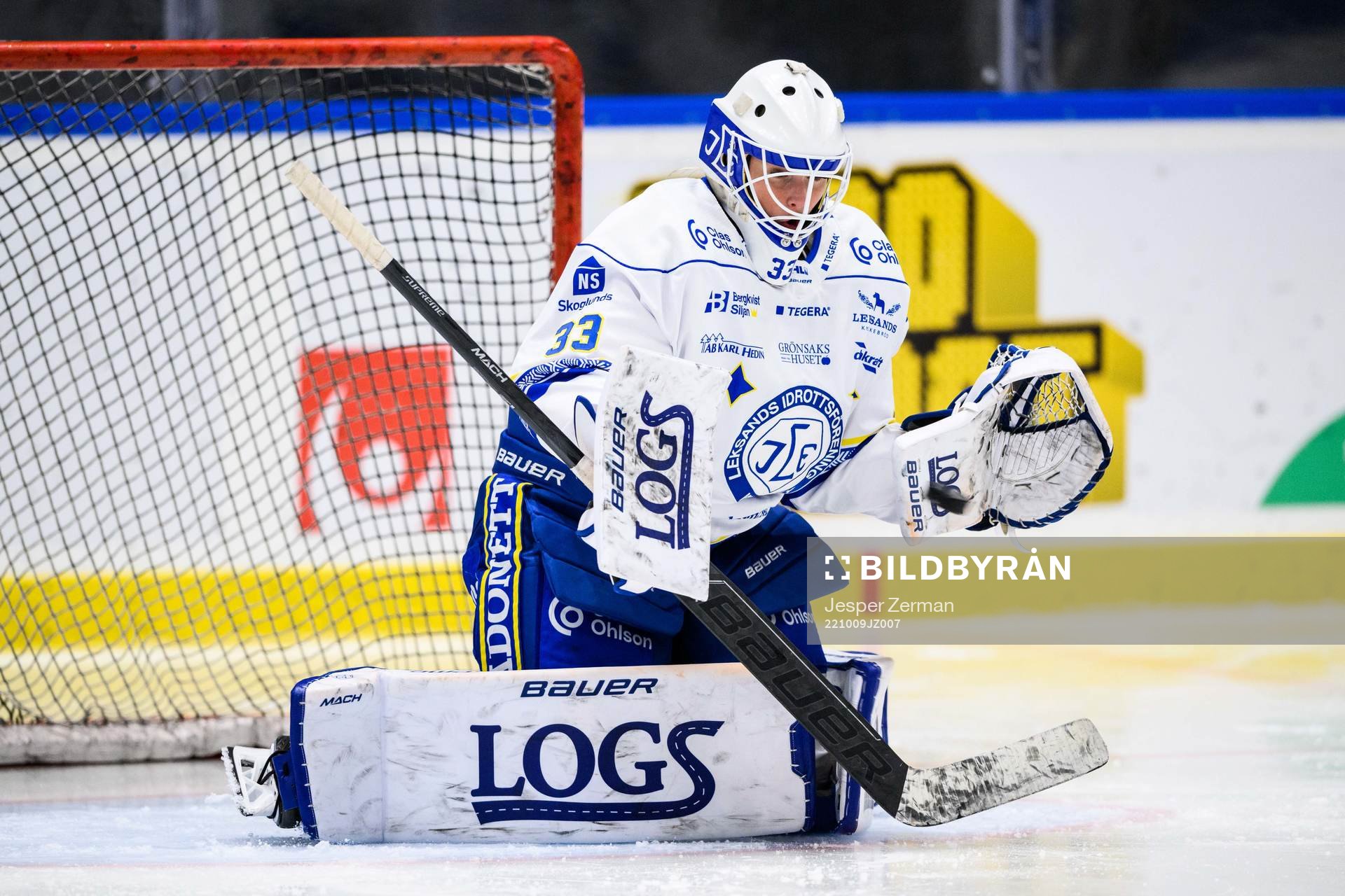 Leksands målvakt Amanda Johansson